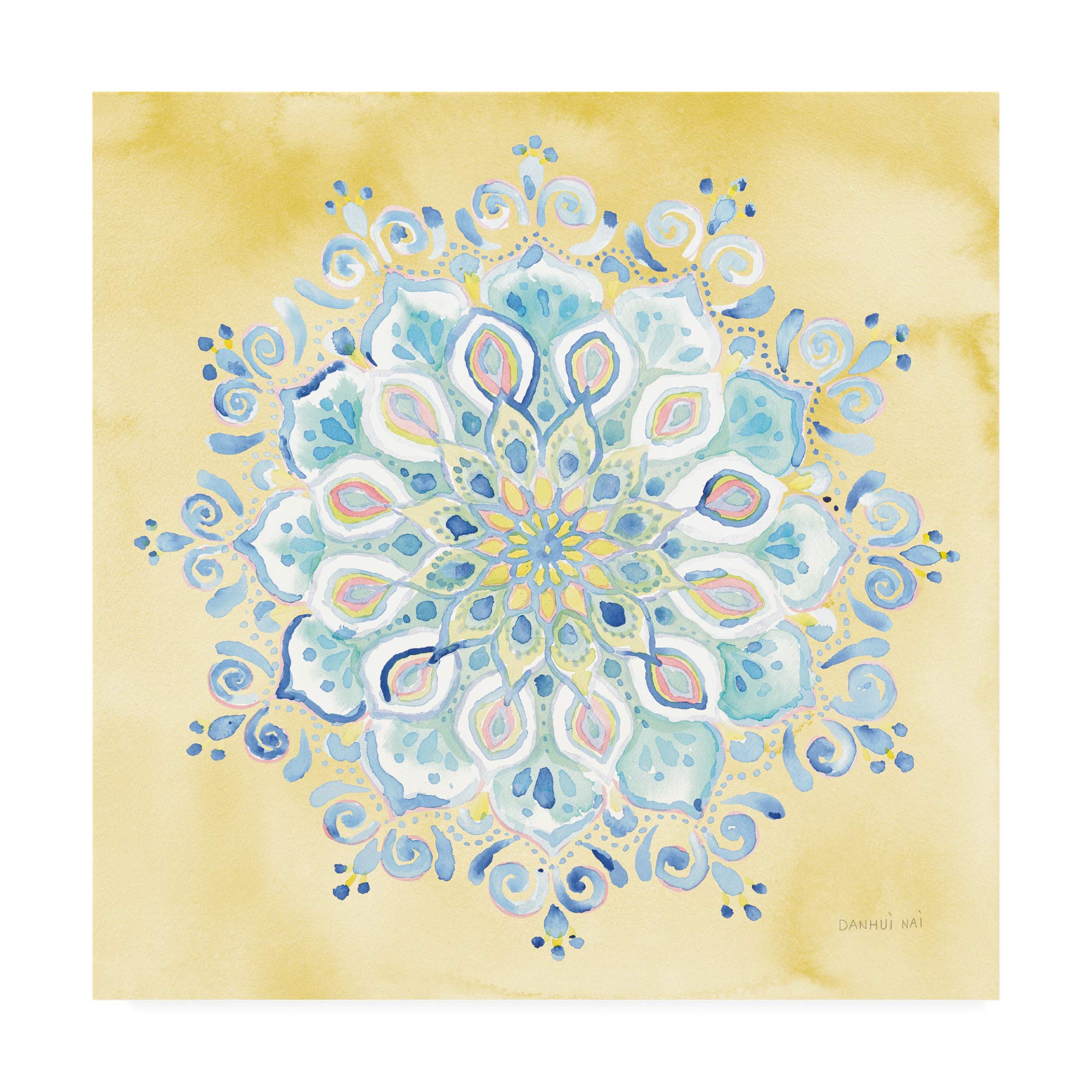 Danhui NAI Jaipur VII Painting - 18x18 Inch Fine Art Canvas Wall Decor for Living Room, Bedroom & Office | Trademark Artwork