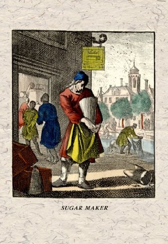 BuyEnLarge Sugar Maker - 12x18 Vintage Art Print Poster by J.A.C. Lohr | Kitchen Decor, Bakery Wall Art, Retro Home Decor