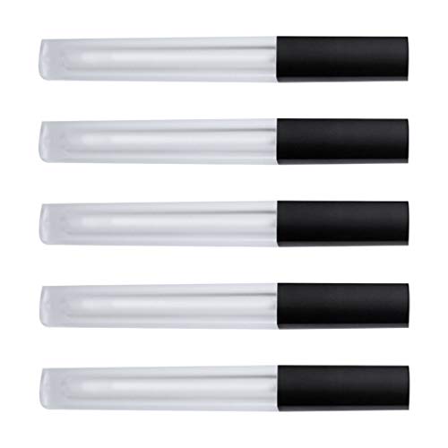 Mobestech 10pcs Empty Clear Lip Gloss Tubes - Refillable Lip Balm Containers for DIY Cosmetics, Makeup, and Beauty Products - Perfect for Home, Salon, and Professional Use