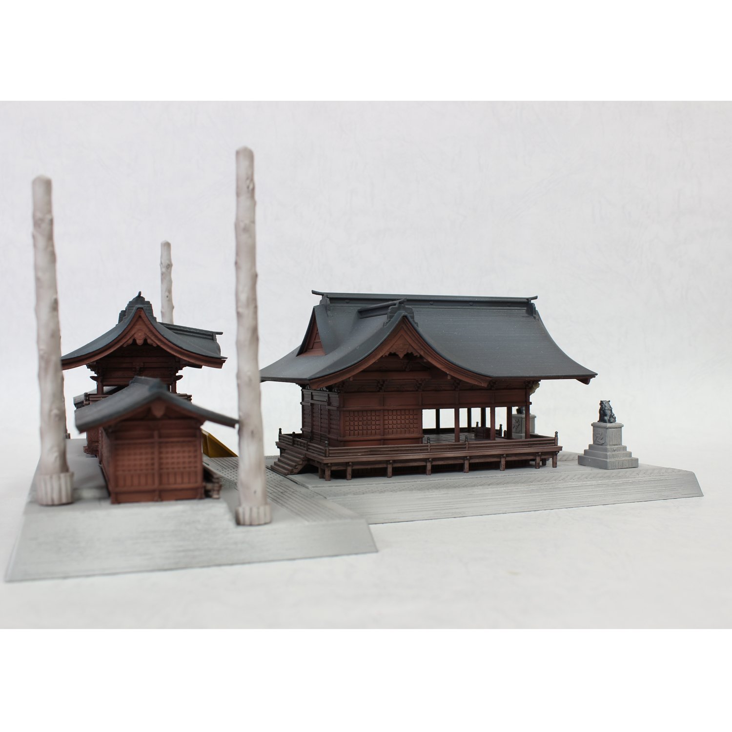 1/150 Scale Shinano Suwa Taisha Plastic Model Kit - Ichinomiya Shimosha Akimiya Shrine Replica for Collectors & Japanese Culture Enthusiasts | Perfect for Diorama, Home Decor & Gifts