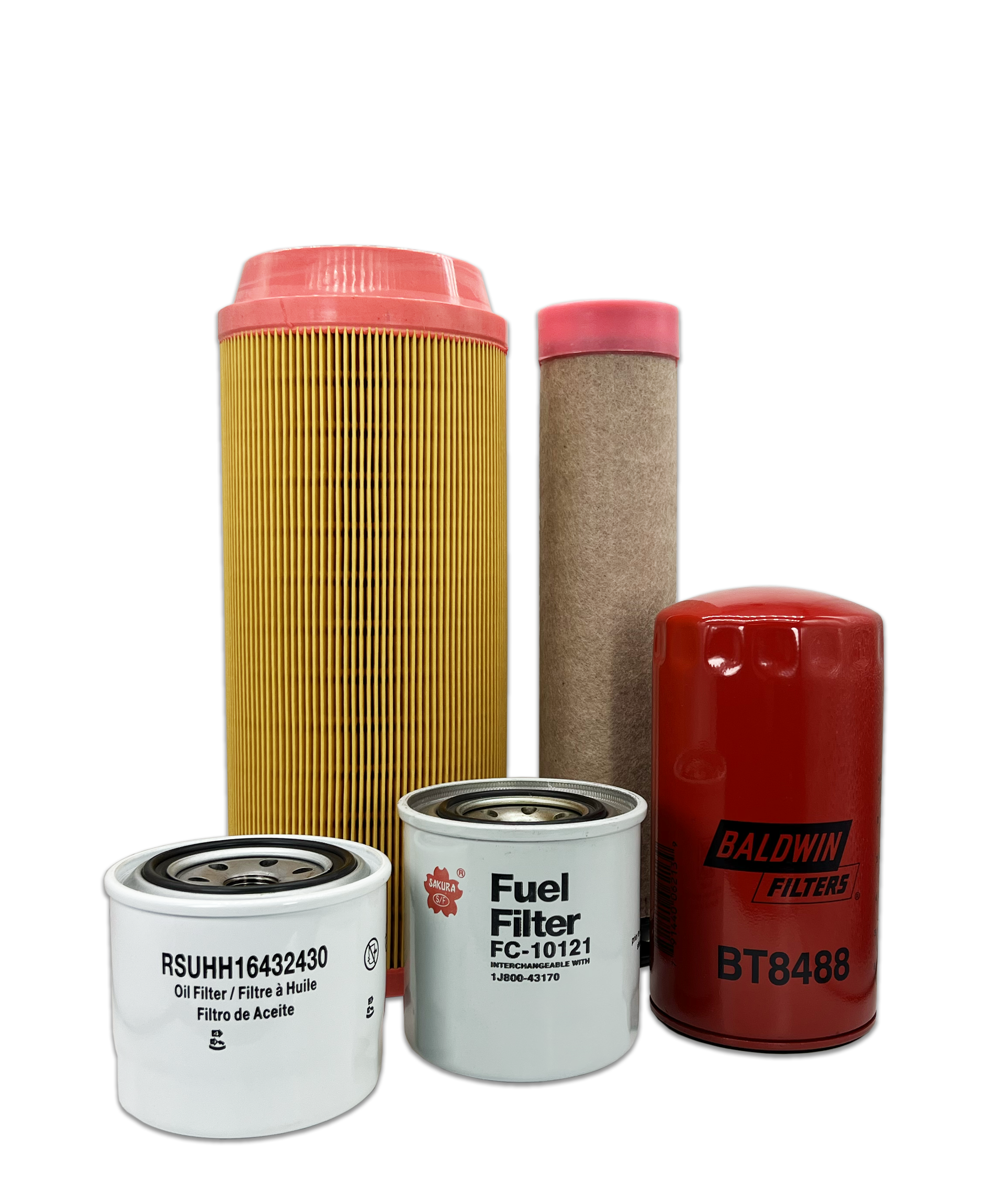 Kubota L4760GST Tractor HERO® Maintenance Filter Kit - Air, Oil & Fuel Filters Replacement Set for Tractor Maintenance & Farming Equipment Care