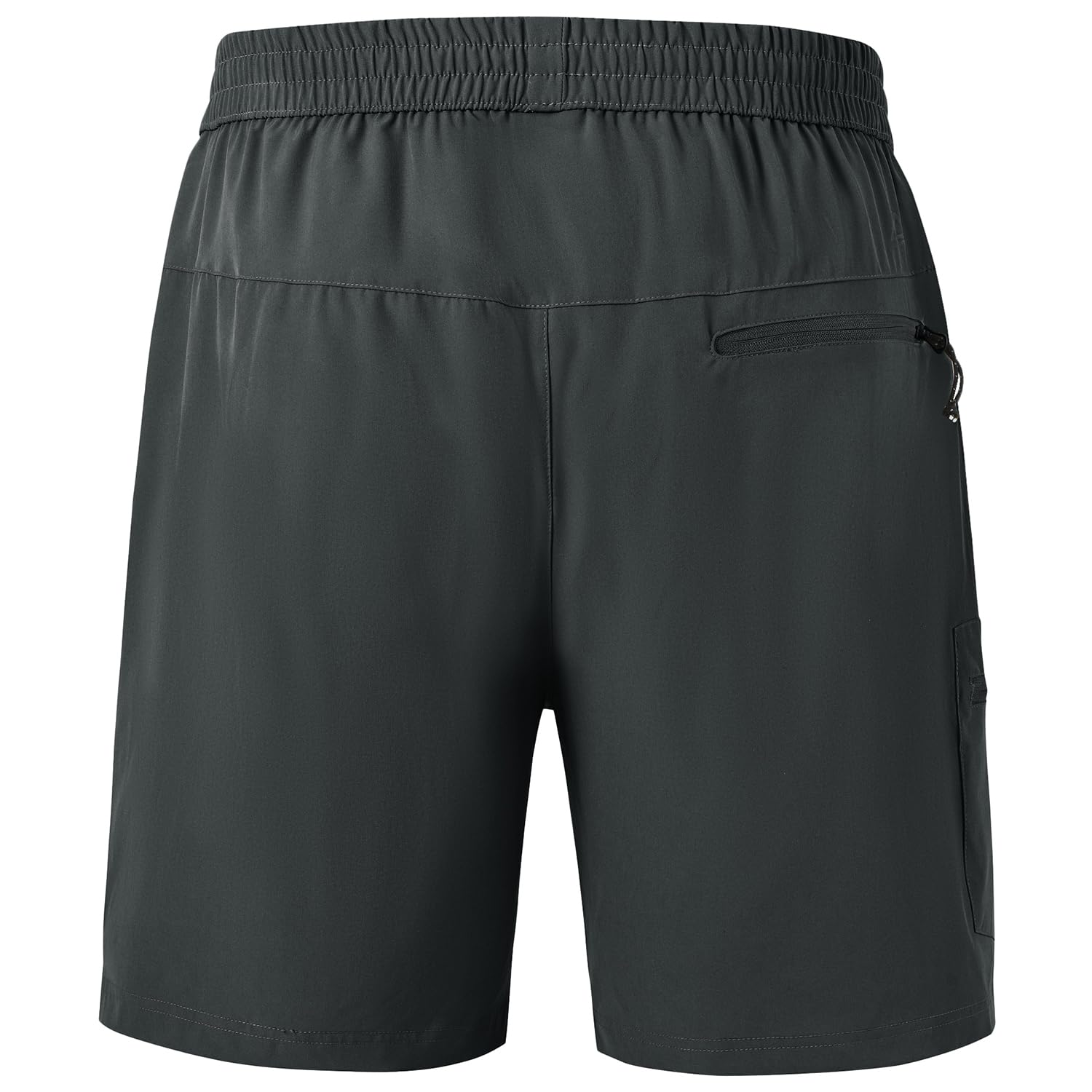 BGOWATU Men's Quick Dry Hiking Shorts with Zipper Pockets - Stretch Athletic Gym Shorts for Running, Fishing & Outdoor Travel - Lightweight Comfort for Sports & Adventure Activities