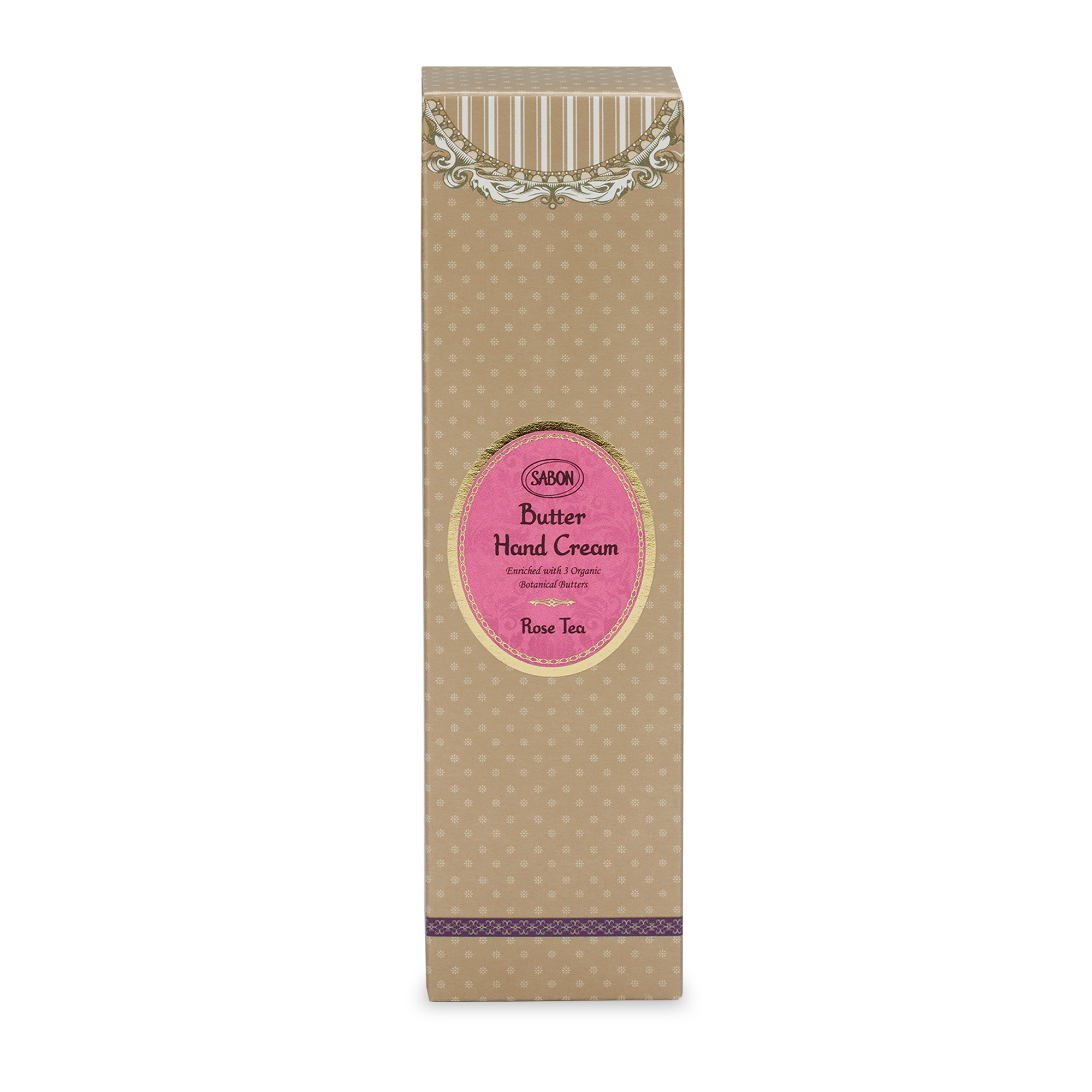 Rose Tea Scented Butter Hand Cream 75mL - Moisturizing & Nourishing for Dry Skin - Perfect for Home, Office & Travel