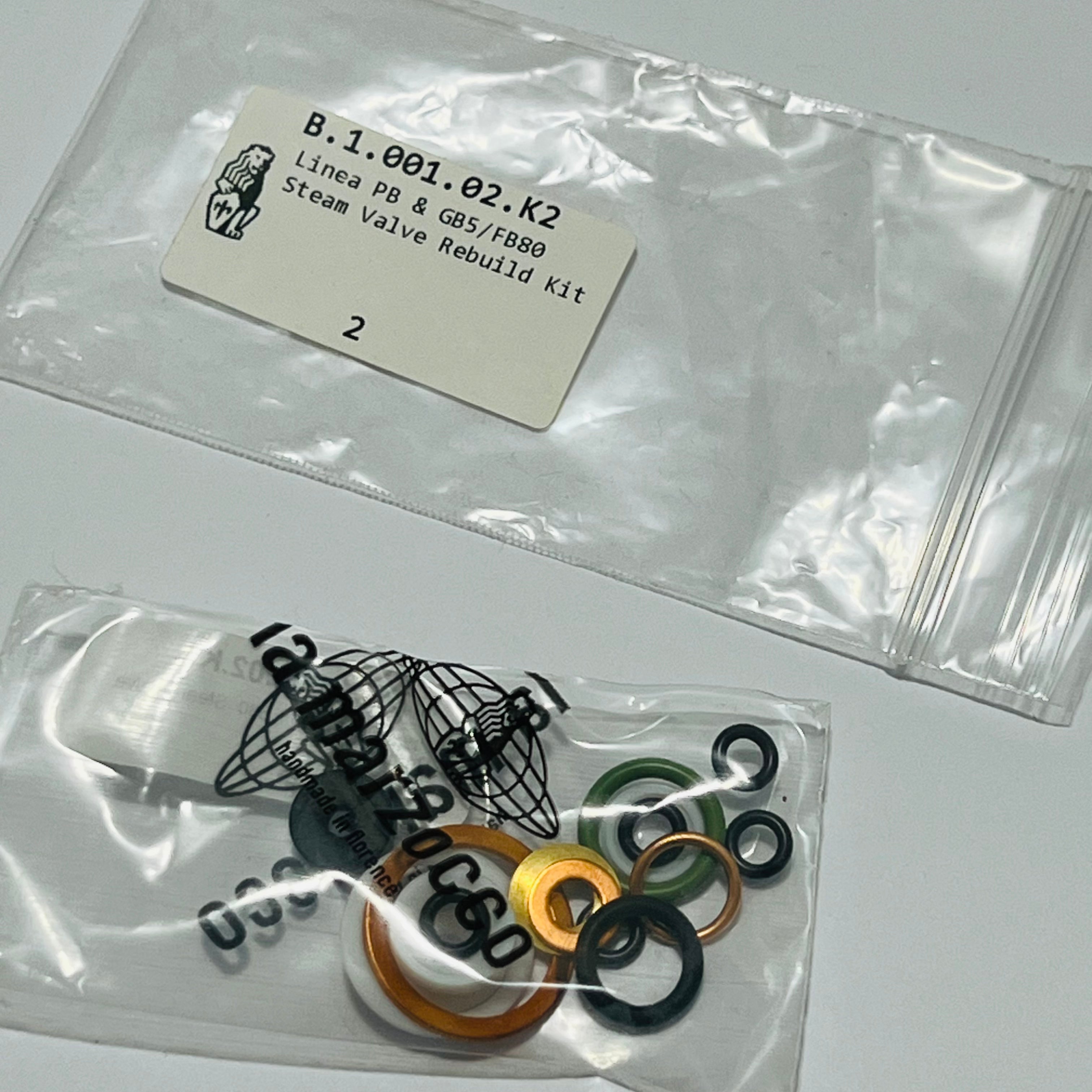 La Marzocco Linea PB & GB5/FB80 Steam Valve Rebuild Kit - Genuine Replacement Parts for Espresso Machine Repair | Perfect for Home Baristas & Coffee Shops