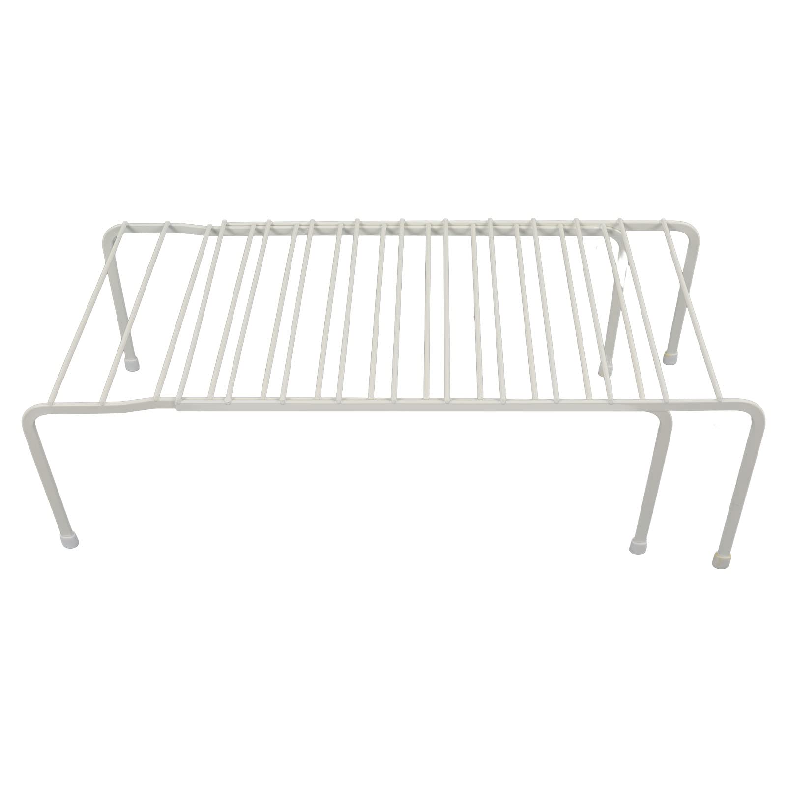 Shipenophy Kitchen Cabinet Shelf Organizers - Non-Slip Feet, Rust & Corrosion Resistant Iron Storage Rack | Space Saving Solution for Pantry, Bathroom & Garage Organization
