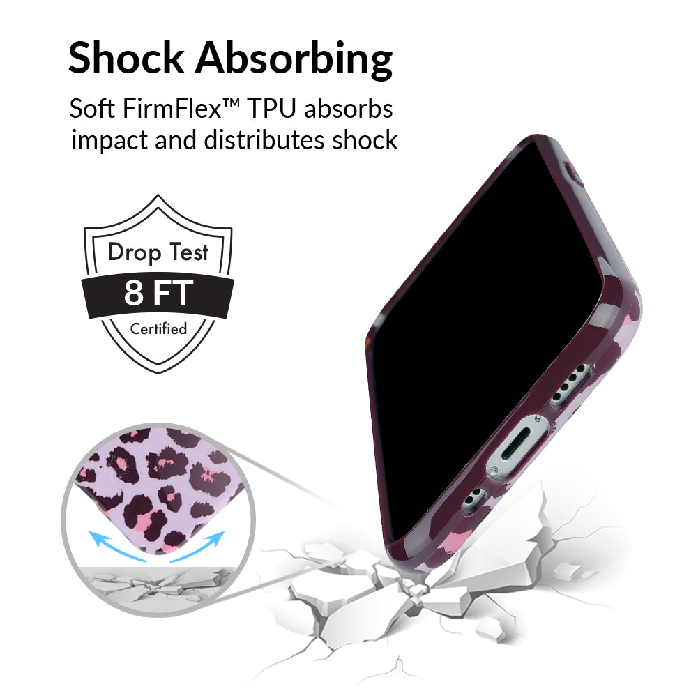 Stylish Pink Leopard Print iPhone Case - Trendy Protective Cover for iPhone Models | Perfect Gift for Women & Girls | Great for Everyday Use, Travel & Fashion Accessories