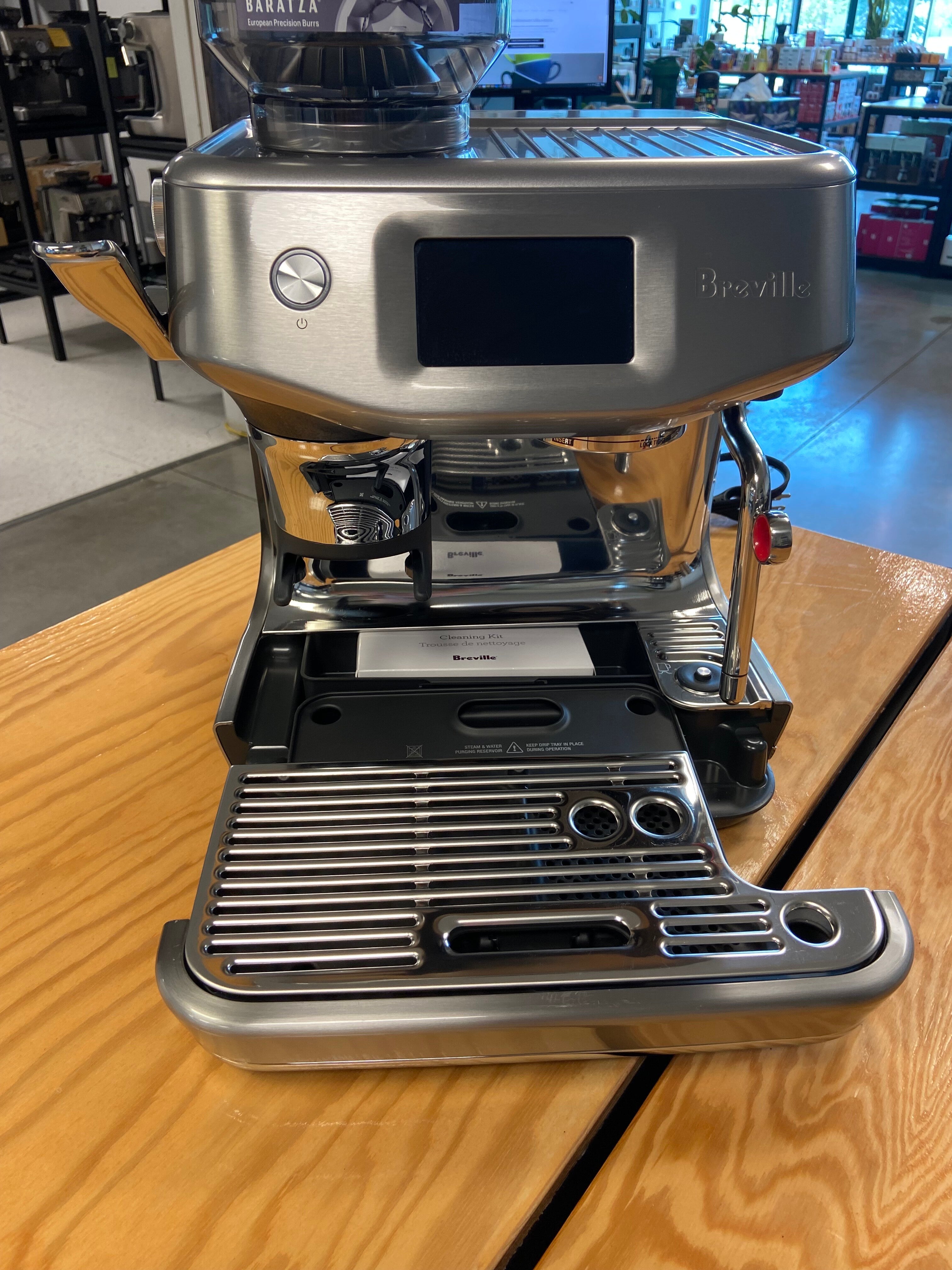 Open Box Breville Barista Touch Impress Espresso Machine - Premium Automatic Coffee Maker with Touchscreen for Home Baristas & Coffee Lovers