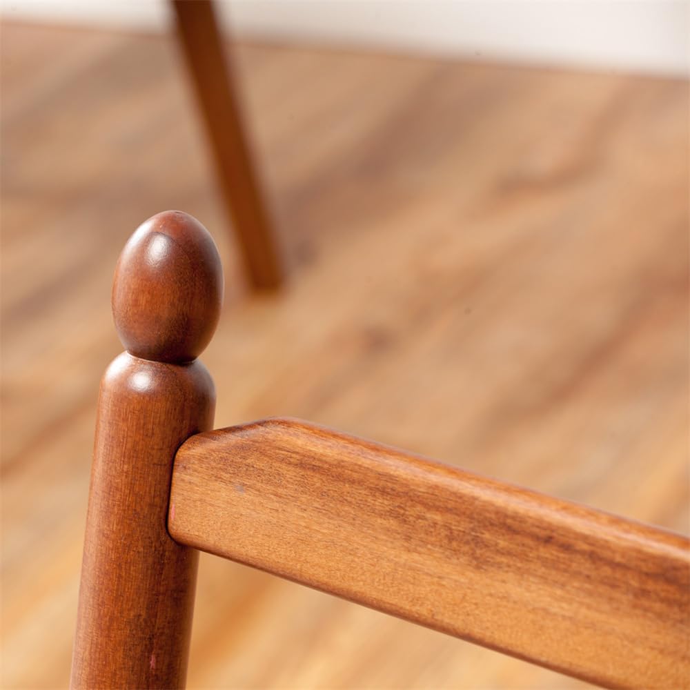 Wooden Rocking Chair for Toddlers Ages 3-6 - Kids Rocker Chair for Indoor & Outdoor Use - Patio, Porch, Balcony, Nursery Furniture - Natural Brown Finish - Perfect for Reading Nook, Playroom or Relaxation Time