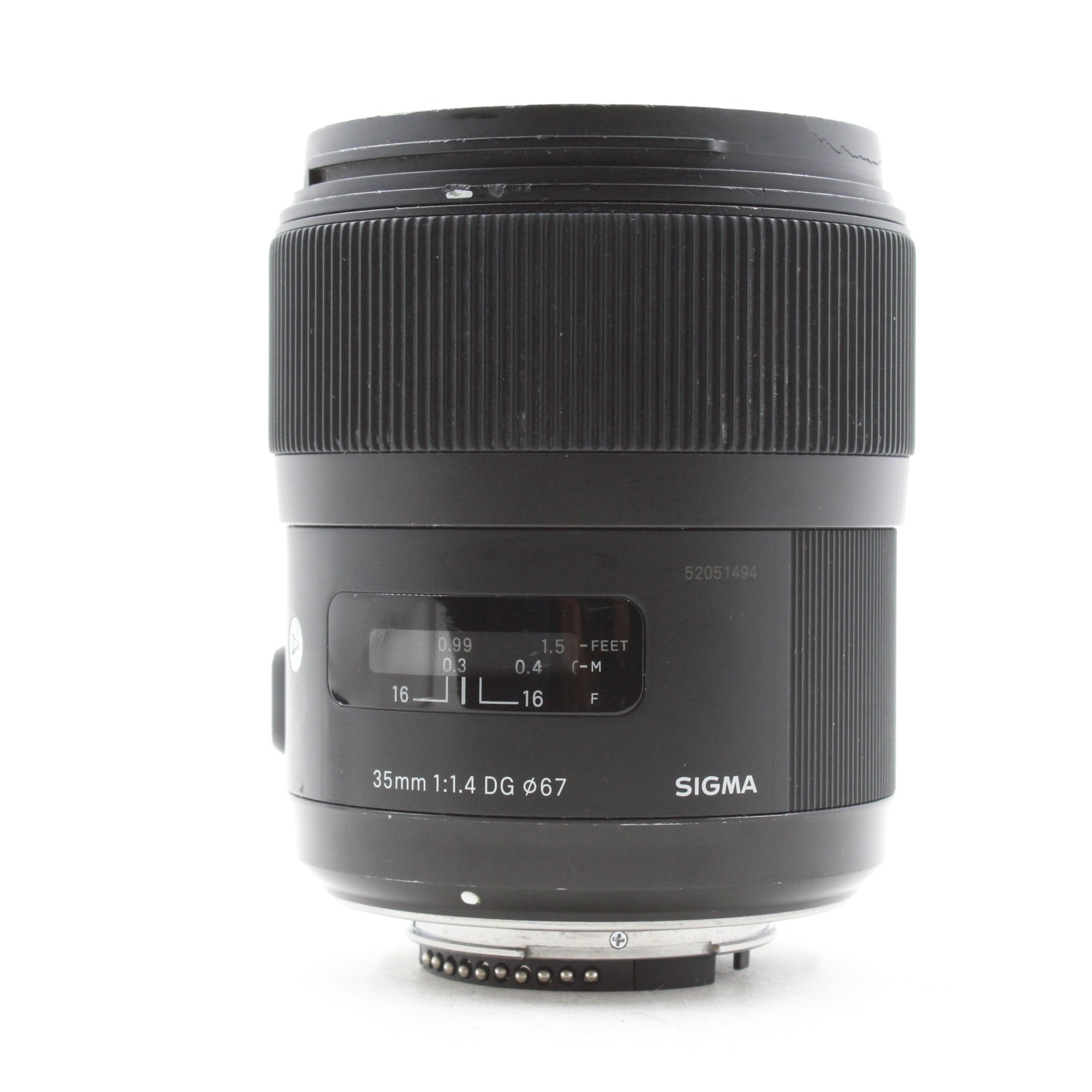 Used Sigma Art 35mm f/1.4 DG HSM Lens for Nikon F Mount - Perfect for Portrait, Street & Low Light Photography