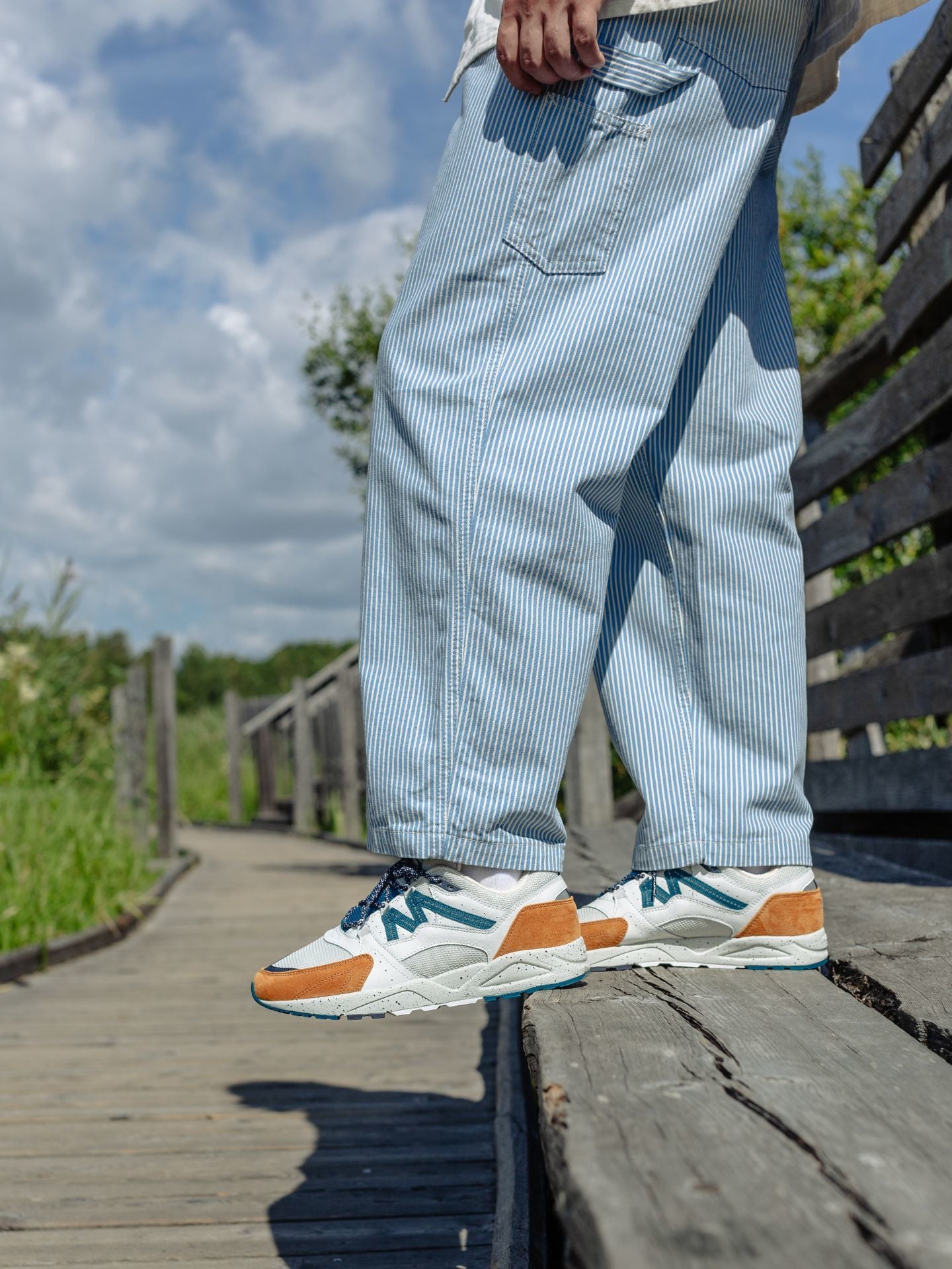 FUSION 2.0 NUGGET / DEEP LAGOON - Premium Comfort Sneakers for Men & Women | Trendy Casual Shoes for Walking, Running & Everyday Wear