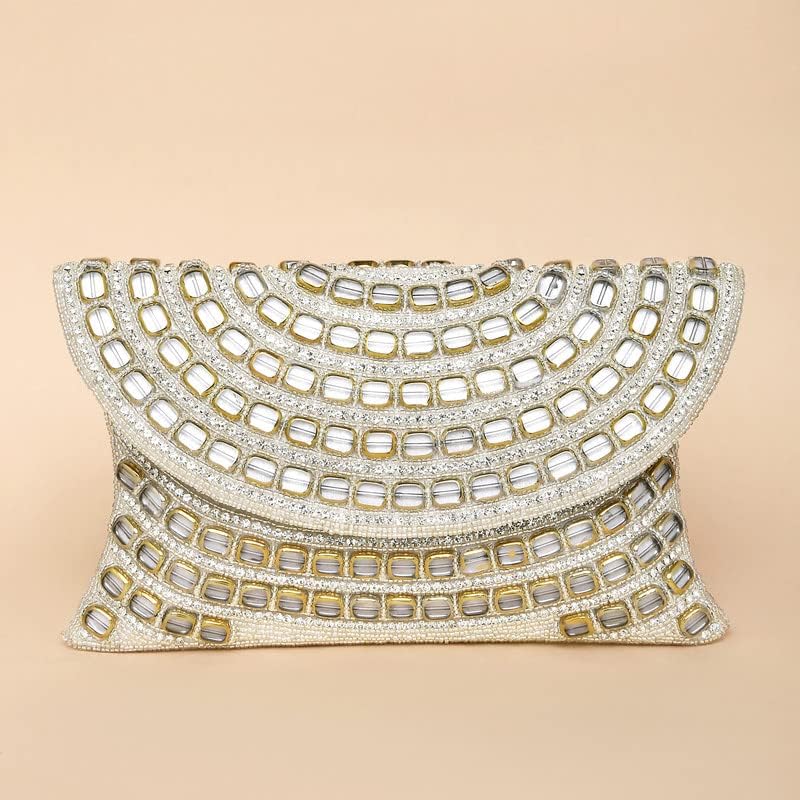 **Aheli Indian Potli Bags for Women – Elegant Ethnic Clutch Purse with Drawstring, Perfect for Weddings, Evening Parties & Festive Occasions**