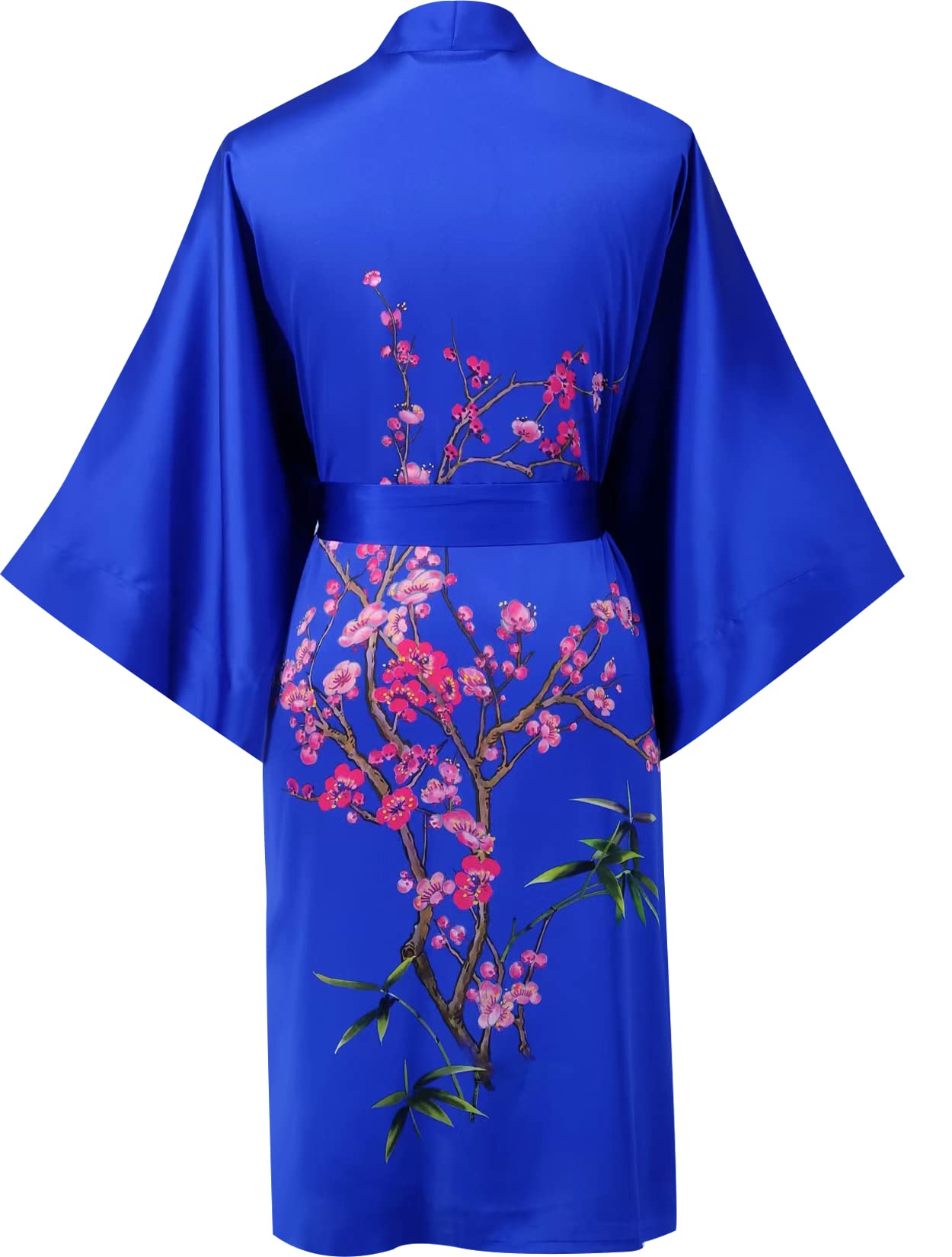 Women's 100% Silk Kimono Robe - Short Sleeve Bathrobe & Pajama Set - Lightweight Lounge Wear for Spa, Yoga & Home Relaxation
