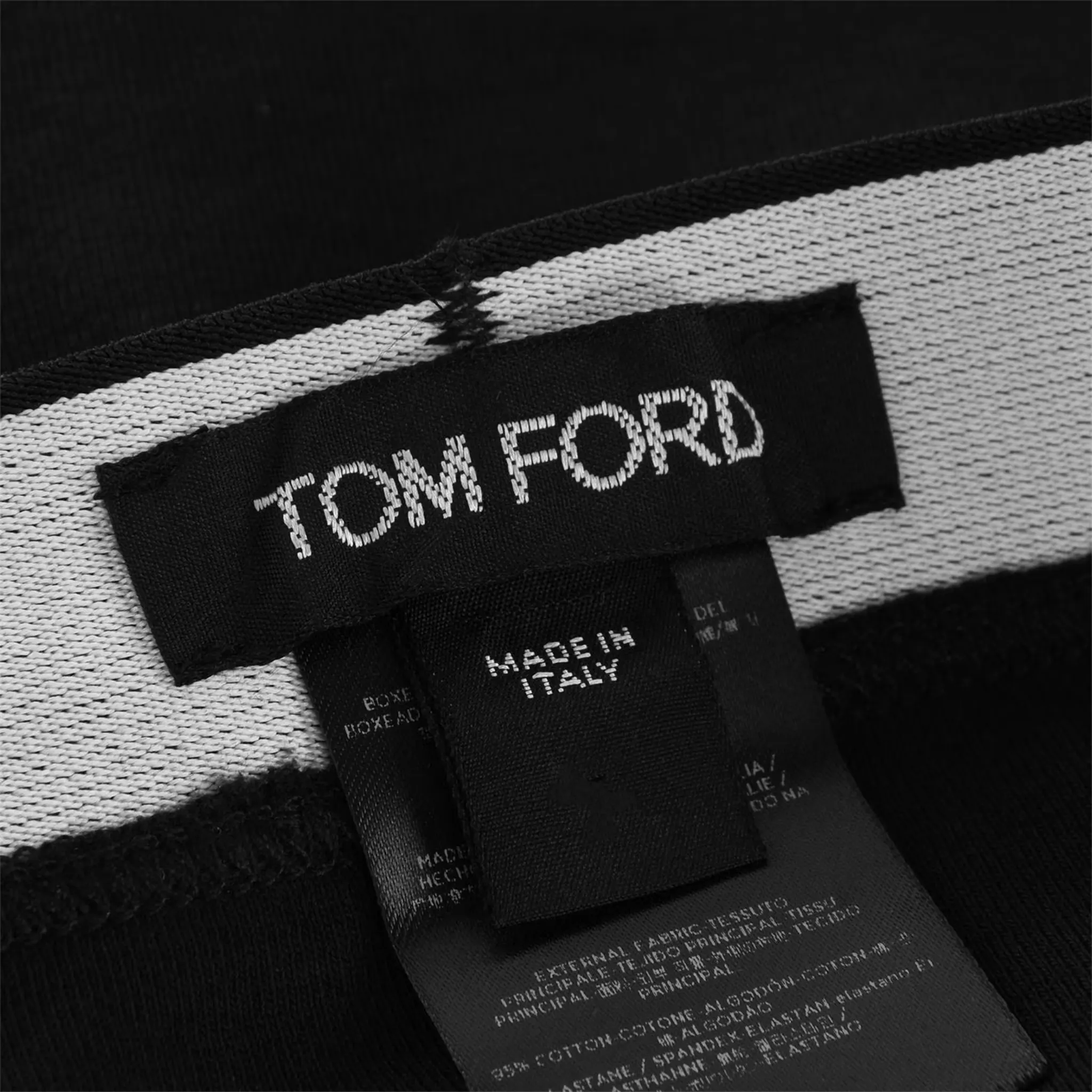 Tom Ford Men's Black Logo Boxer Briefs - Soft Cotton Underwear for Comfort & Style - Perfect for Everyday Wear, Gym & Travel