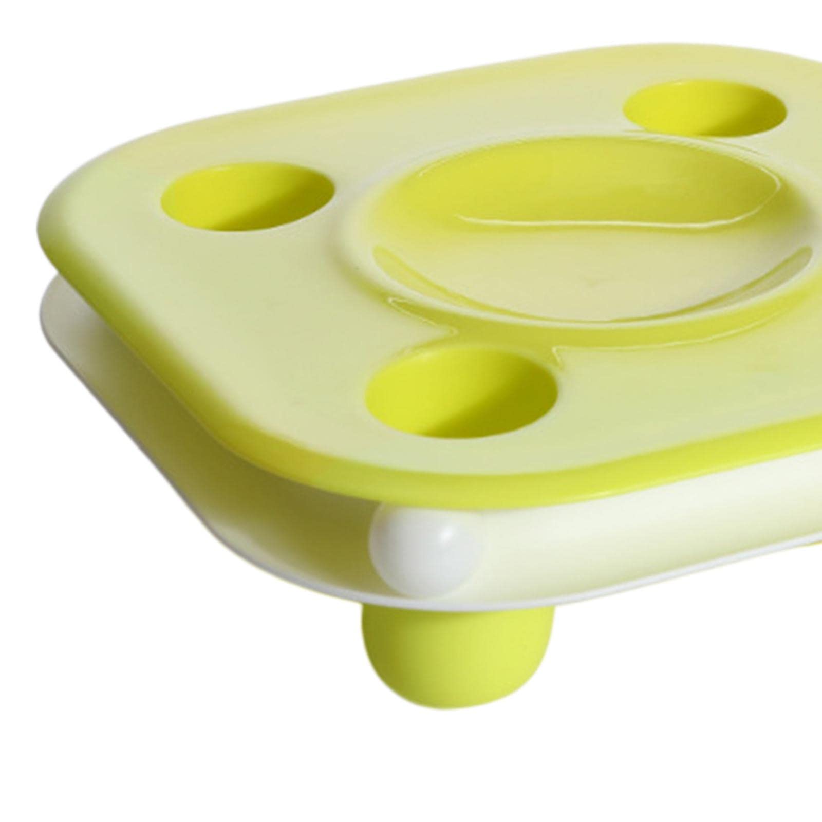 FASHIONMYDAY Colorful Cat Food Bowl - Slow Feeder Dish for Indoor Cats, Interactive Pet Feeding Toy, Anti-Gulping Design for Healthy Eating - Perfect for Kittens, Adult Cats & Multi-Pet Homes