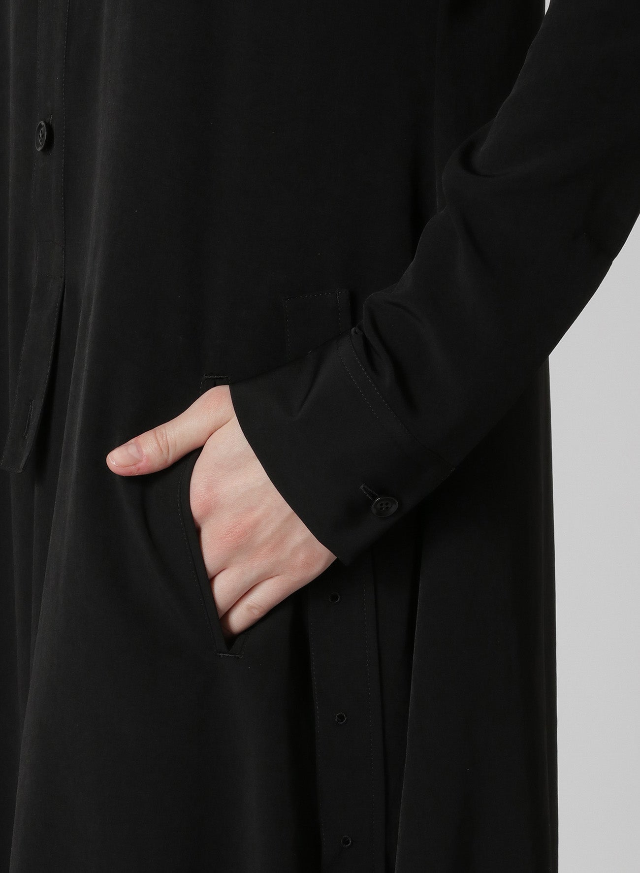 Elegant Crepe de Chine Flared Shirt Dress for Women | Flowy & Comfortable Summer Dress | Perfect for Office, Brunch & Casual Outings