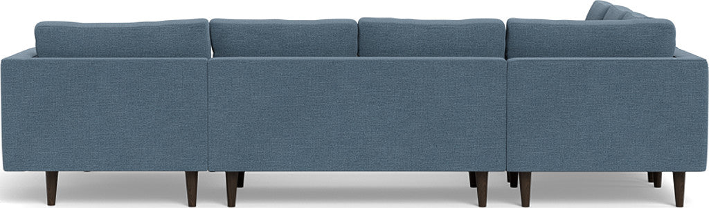 Ladybird 133 Corner Sectional Sofa with Right Chaise Lounge - Modern L-Shaped Couch for Living Room, Family Room & Home Theater