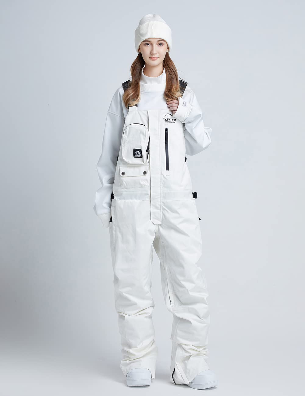Waterproof Insulated Ski Bib Overalls for Men & Women - Windproof Snow Pants for Skiing, Snowboarding & Outdoor Winter Sports