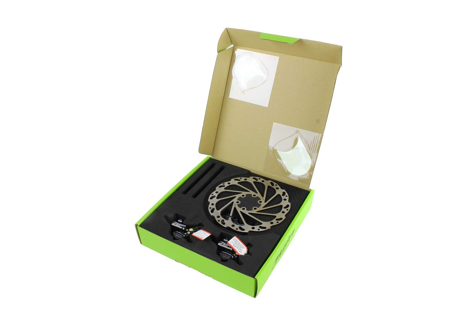 Juin Tech M1 Hybrid Hydraulic Disc Brake Caliper Set - Ultra Powerful Cable Actuated Brakes for Road, Mountain, Cyclocross, Gravel, E-Bike & Folding Bikes | Perfect for Commuting, Trail Riding & Electric Bike Upgrades