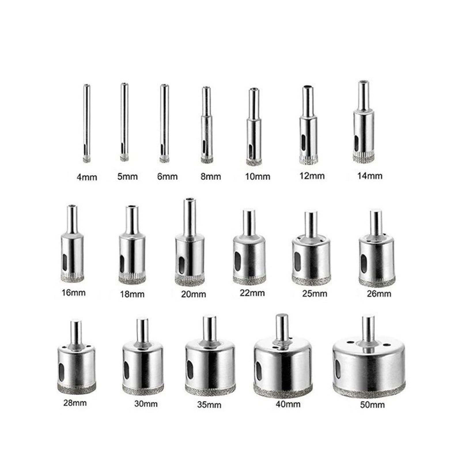 14mm Diamond Hole Saw Bit for Tile, Ceramic & Glass - Perfect for Bathroom & Kitchen Renovation