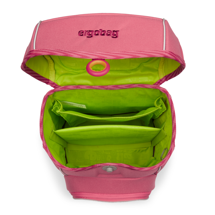 Ergobag SET Cubo 5-Piece School Backpack with Reflective SleighBear Glow Design - Perfect for Kids' School, Travel & Outdoor Adventures