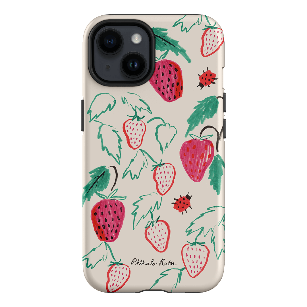 Cute Ladybug Print Shockproof Phone Case for iPhone & Samsung - Perfect for Kids, Teens & Nature Lovers (Outdoor Adventures, School, Daily Use)