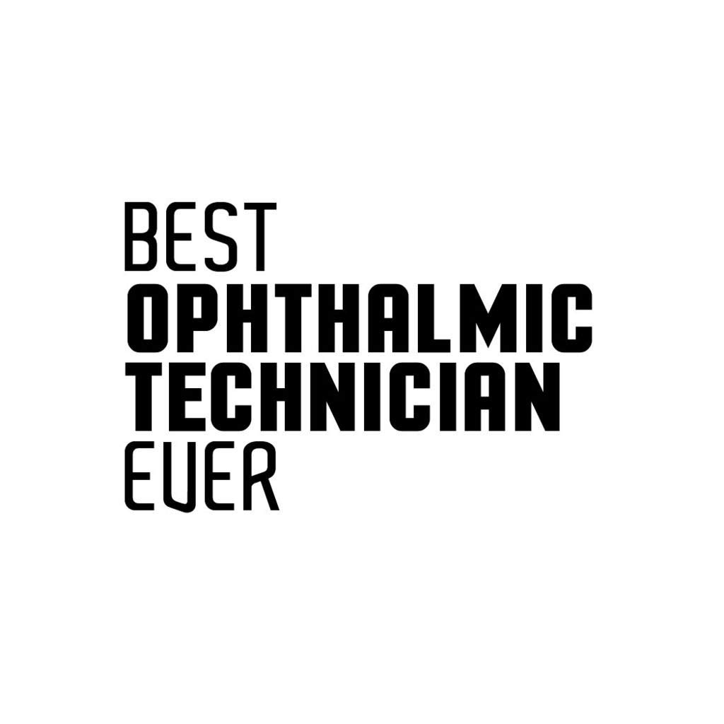 Premium Ophthalmic Technician Appreciation Gift - Funny Car & Laptop Decal Sticker - Perfect for Medical Office, Nurse Gifts & Healthcare Worker Decor