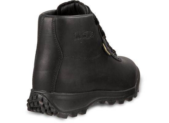 Vasque Men's Sundowner Hiking Boots - Waterproof Leather Outdoor Boots for Trekking & Backpacking | Jet Black 7128 | Ideal for Mountain Trails, Camping & Hiking Adventures