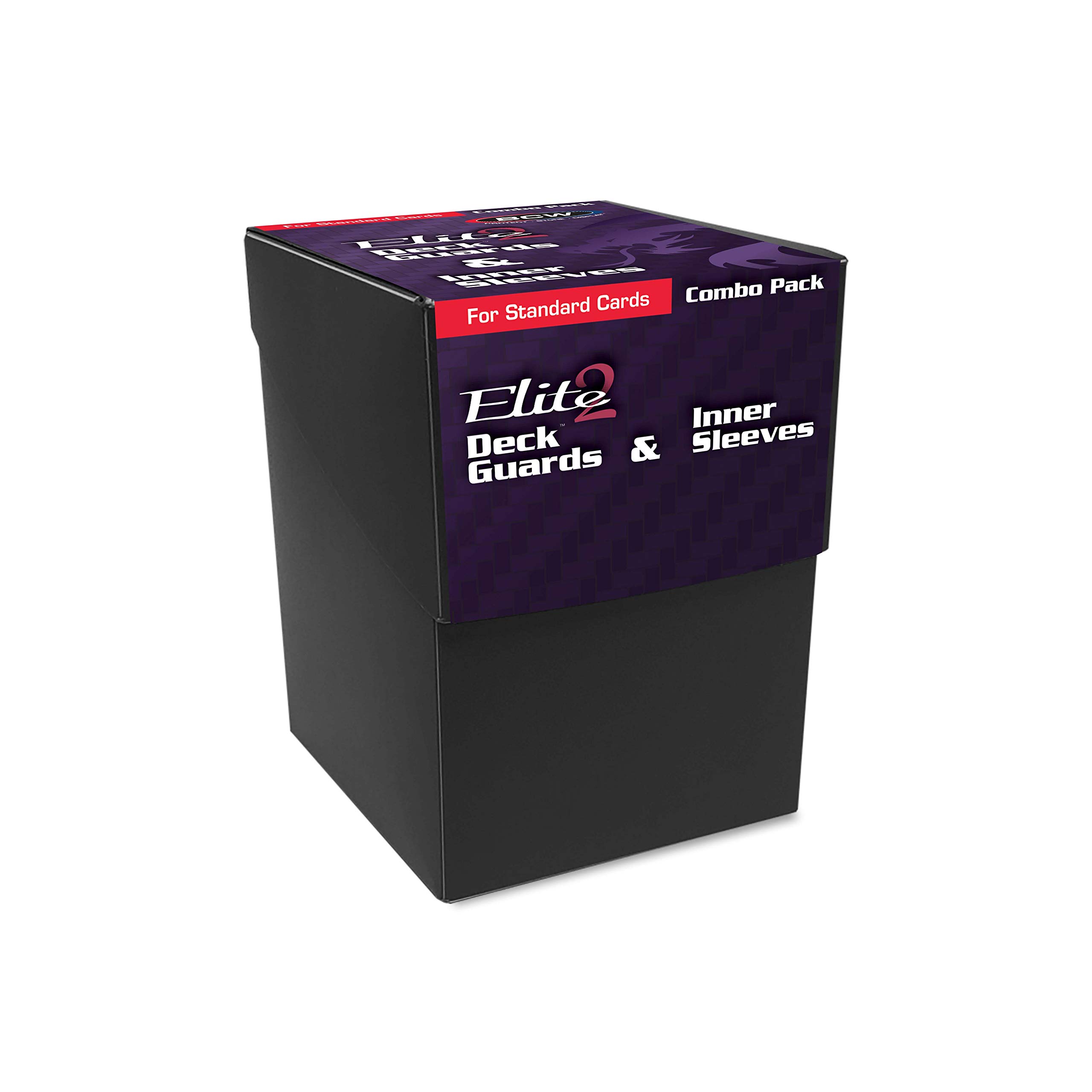BCW Combo Pack - 100 Elite2 Deck Guards & 100 Inner Sleeves for Standard 2.5
