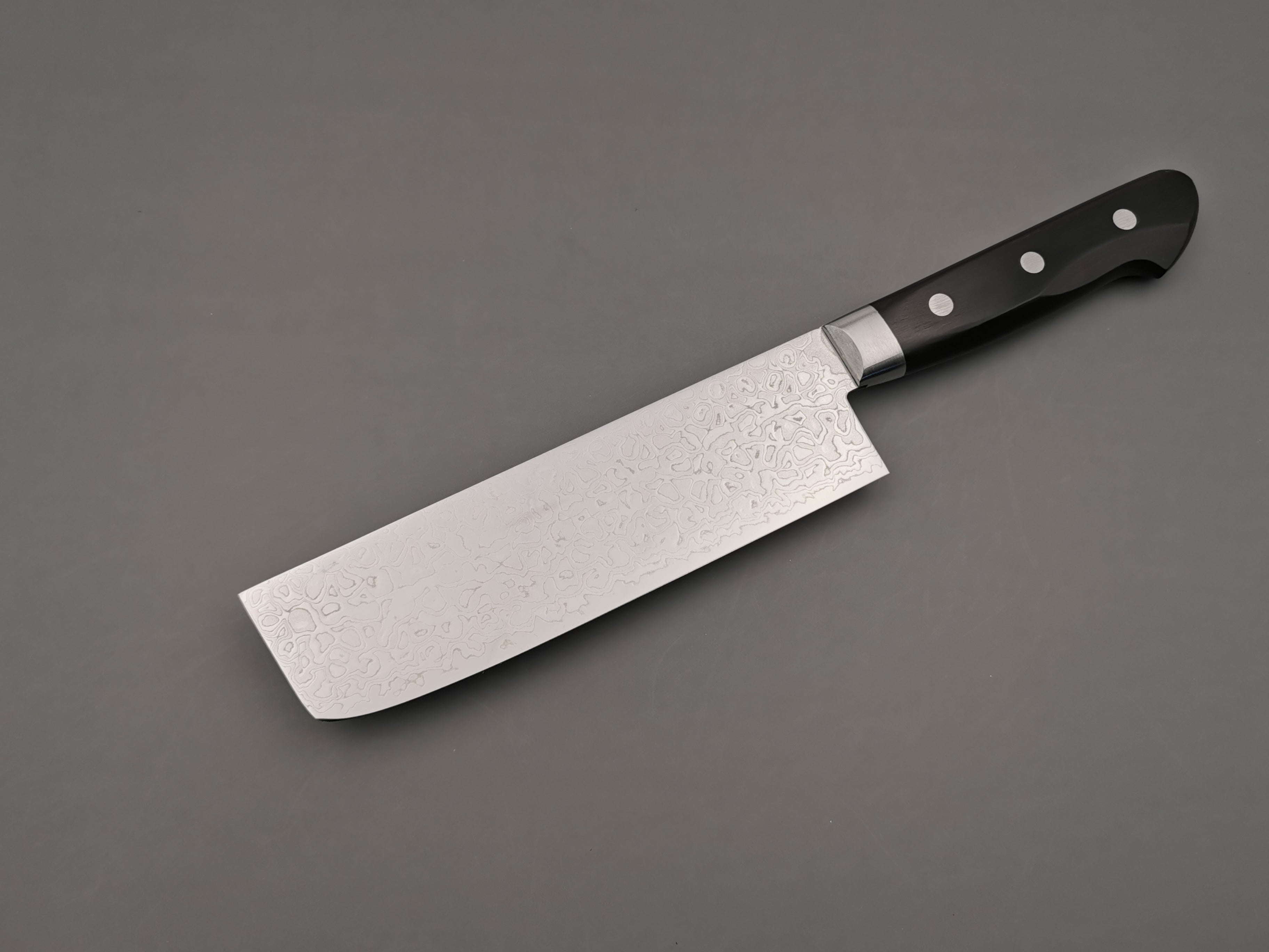 Premium Sakai Takayuki 45-Layer Mirror Finish Nakiri Knife - Japanese Vegetable Cleaver for Professional Chefs & Home Cooking - Perfect for Chopping, Slicing & Dicing Vegetables