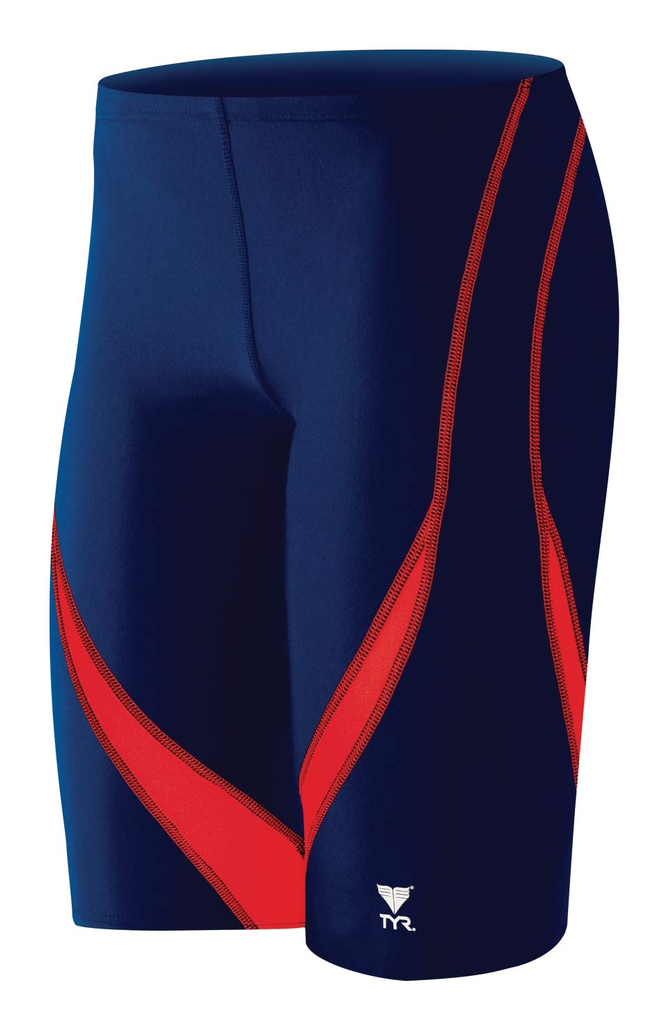 TYR Men’s Alliance Splice Jammer Swimsuit - Competitive Swimwear for Training & Racing - Perfect for Lap Swimming, Triathlons & Water Sports