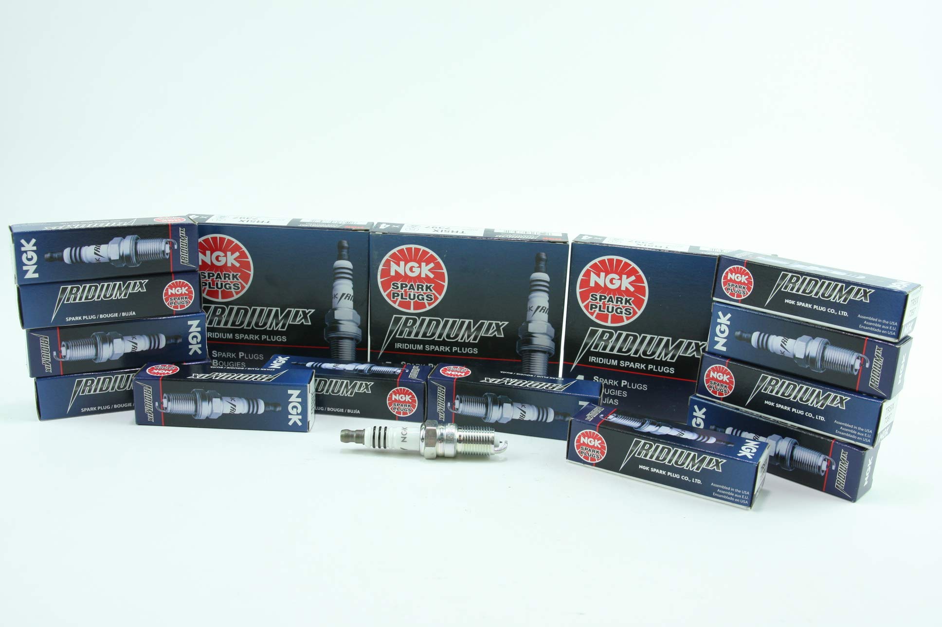 NGK 7397 TR5IX Iridium IX Performance Spark Plug - Genuine OEM Part (12 Pack) - High Performance for Cars, Trucks & SUVs - Improves Fuel Efficiency & Engine Power
