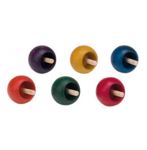 Gluckskafer Traditional Wooden Spinning Tops - Classic Handmade Wooden Toys for Kids, Perfect for Family Game Nights & Stress Relief