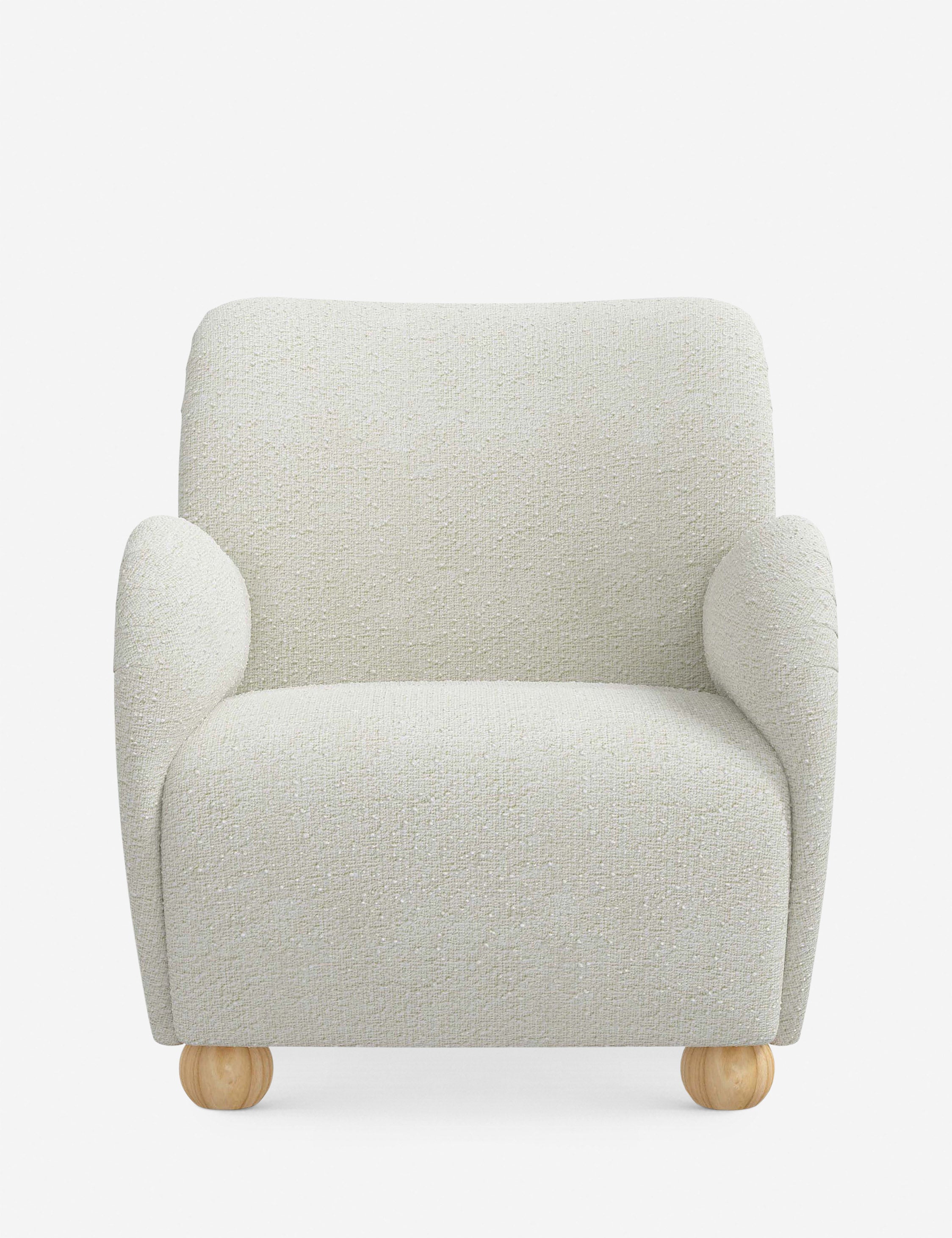 Baird Accent Chair - Modern Upholstered Lounge Chair for Living Room, Bedroom & Office - Stylish Comfortable Reading Chair with Wooden Legs - Perfect for Relaxing, Reading & Decorating Your Home