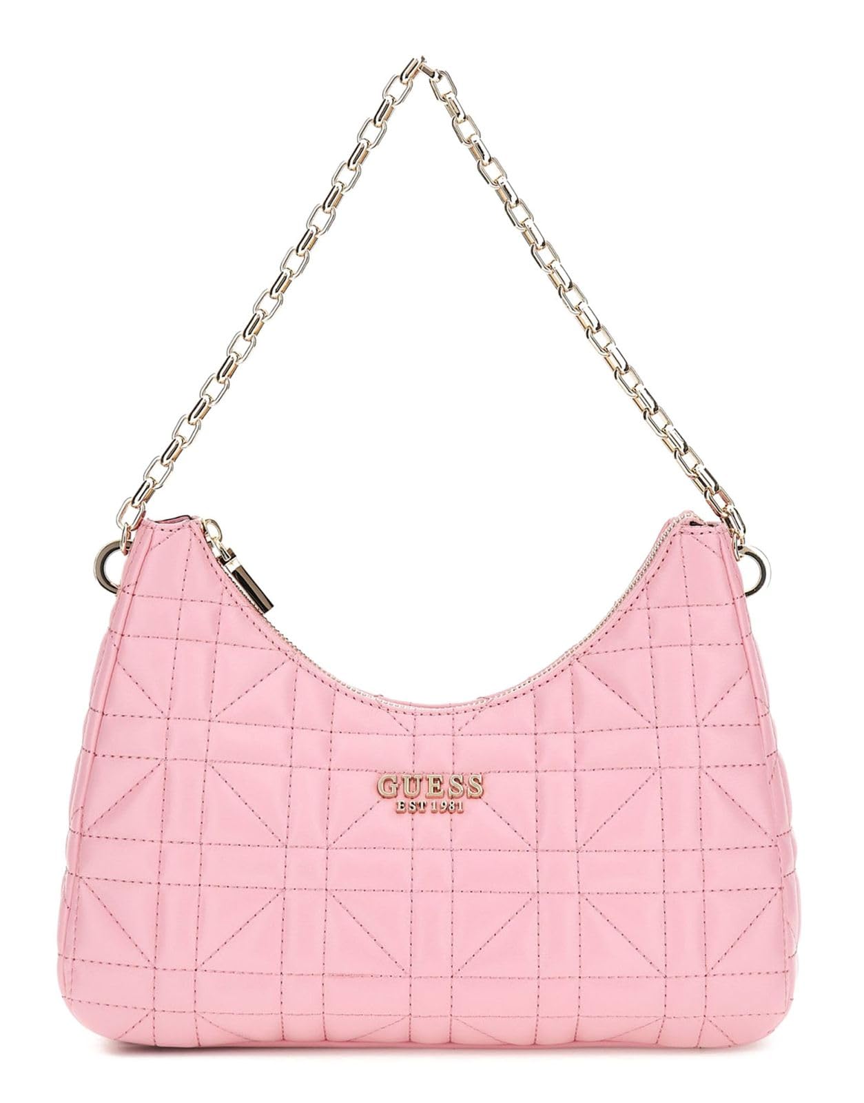 GUESS Assia Top Zip Shoulder Bag for Women - Stylish Leather Crossbody Purse with Adjustable Strap, Perfect for Work, Travel & Everyday Use