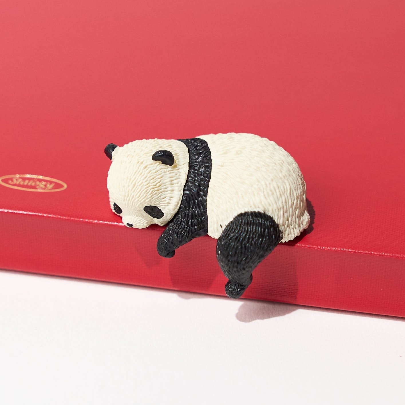 Panda Resting on the Edge Gacha Capsule Toy - Cute Collectible Figure for Anime Fans, Desk Decor & Stress Relief | Perfect for Office, Home Display & Kawaii Collections