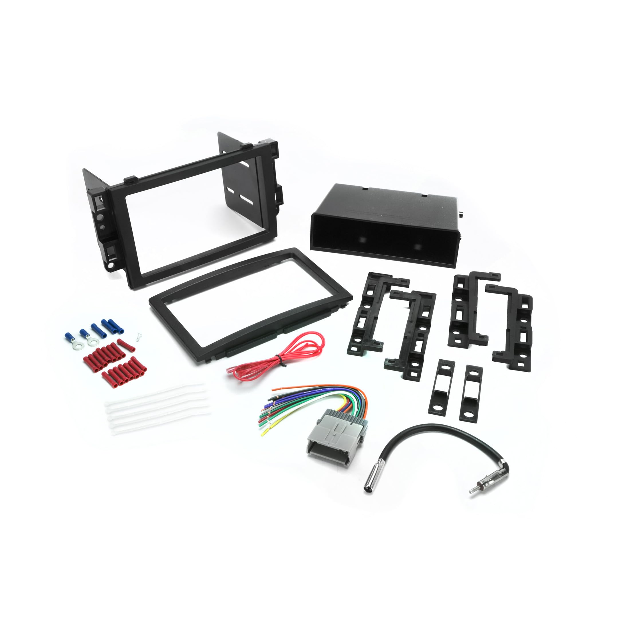 Scosche ICGM12BN Double DIN Radio Dash Kit for 2004-2009 Chevrolet & Pontiac Vehicles | Non-Amplified Car Stereo Installation Kit | Perfect for Aftermarket Head Unit Upgrade | Easy DIY Car Audio Installation