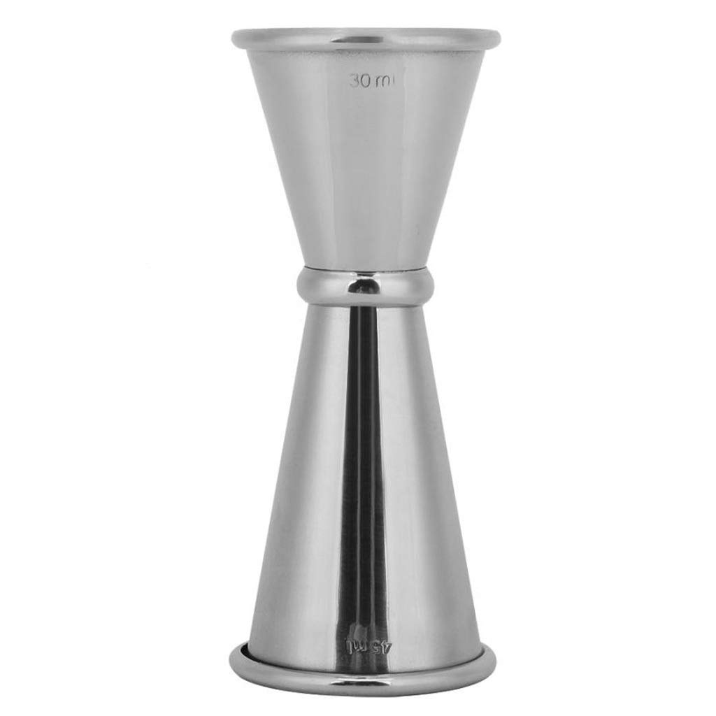 SEIJY 30ml/45ml Stainless Steel Cocktail Shaker & Measuring Cup - Dual-Sided Shot Jigger for Bartenders & Home Mixologists - Perfect for Cocktails, Coffee, and Kitchen Measurements