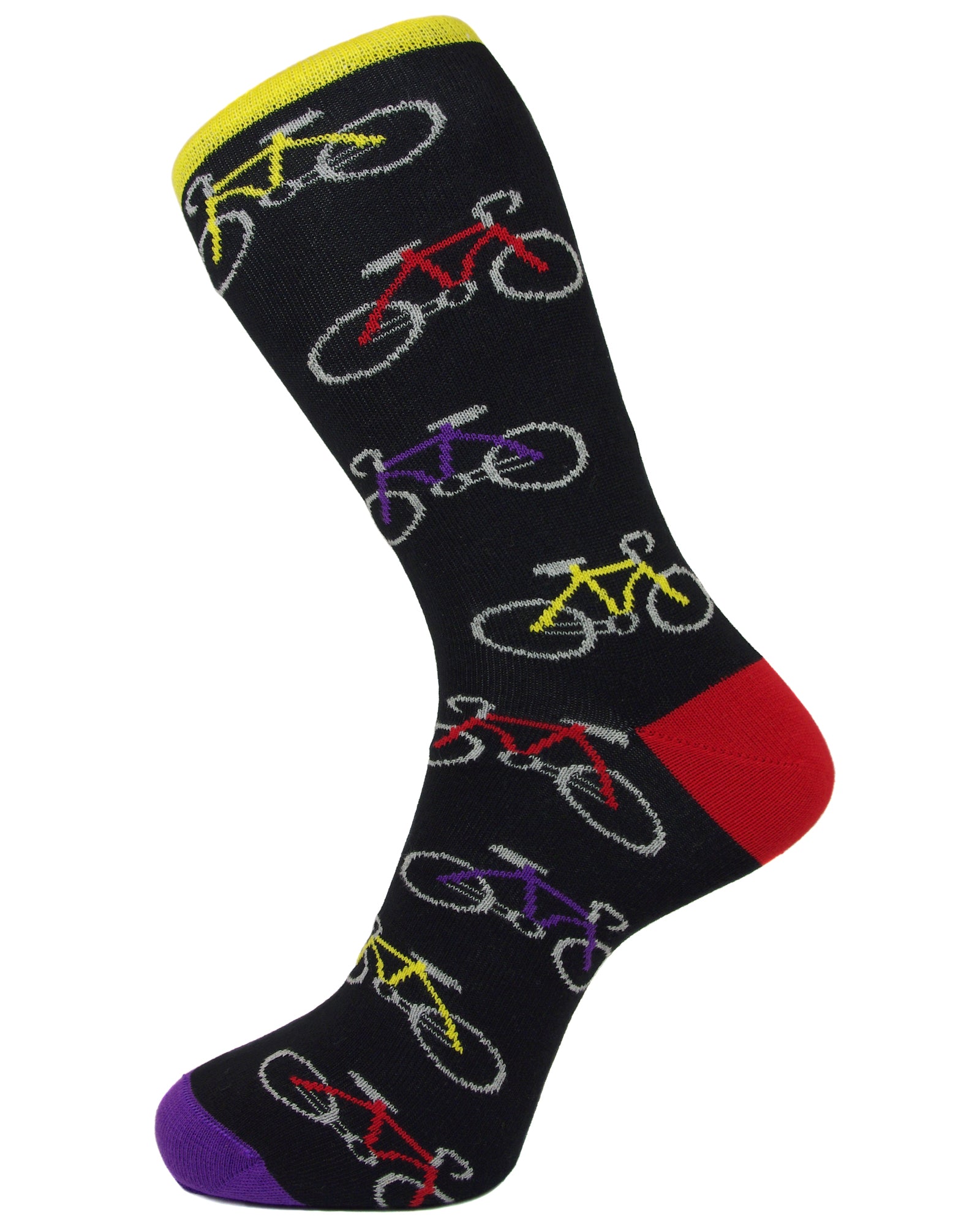 DÉCLIC Neo Bike Socks - Breathable Cycling Socks for Men & Women - Moisture Wicking Performance Socks for Road Biking, Mountain Biking & Indoor Cycling Workouts