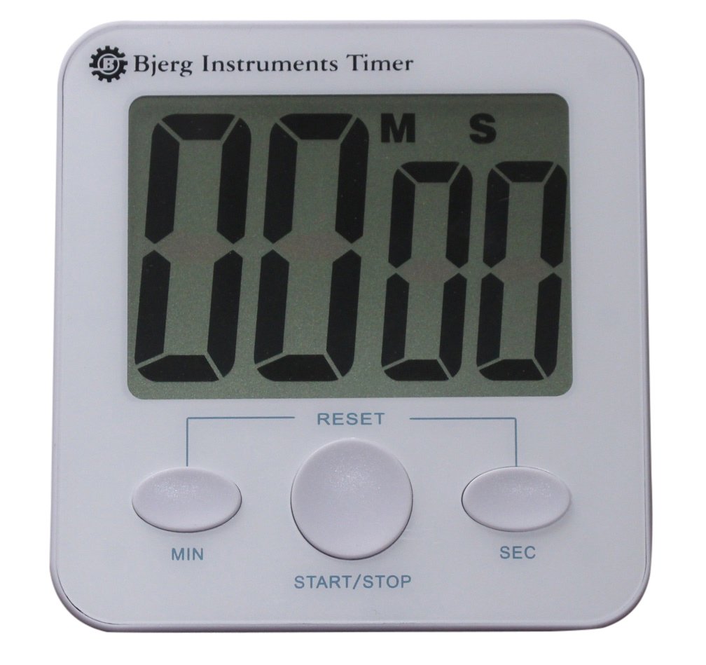 Digital Kitchen Timer with Extra Large LCD Display - Countdown & Alarm for Cooking, Baking, and Lab Experiments