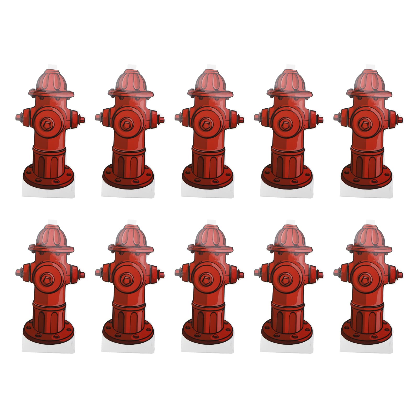 10pcs Fire Hydrant Shaped Dog Training Pads - Super Absorbent Puppy Pee Pads for Potty Training - Indoor/Outdoor Use for Puppies & Small Dogs - Perfect for Crate Training, Housebreaking & Travel