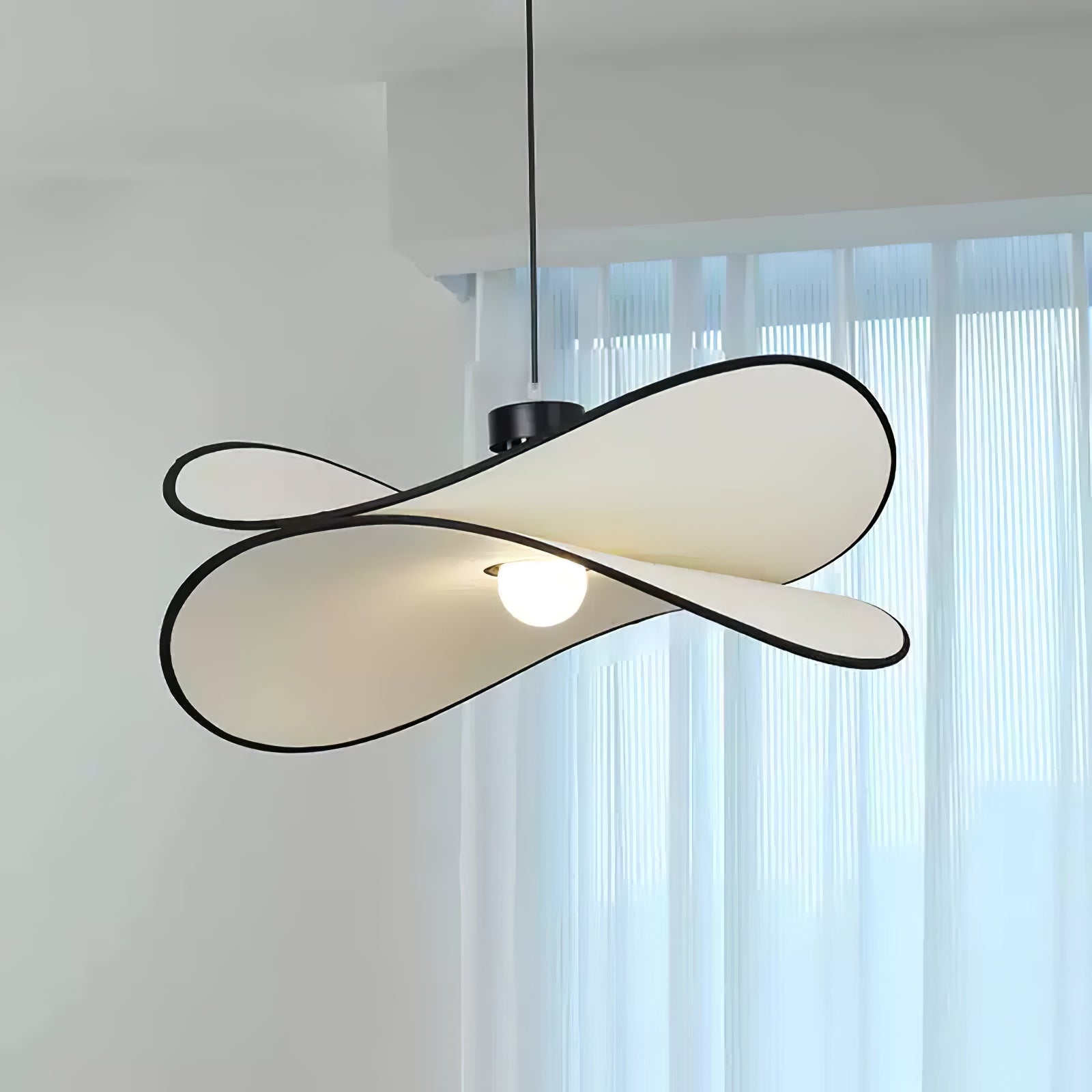 Chloe Pendant Lamp - Modern Hanging Light Fixture for Dining Room, Kitchen, Bedroom & Living Room Decor | Elegant Glass Shade & Adjustable Cord