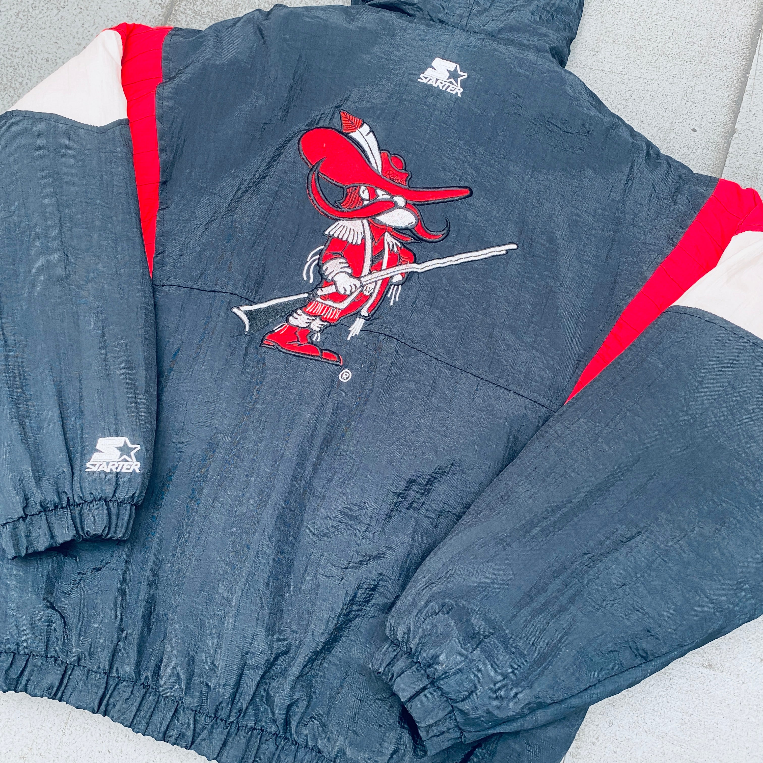 UNLV Rebels 1990s Vintage 1/4 Zip Breakaway Jacket for Men - Retro College Basketball Pullover - Perfect for Game Day, Tailgating & Casual Wear