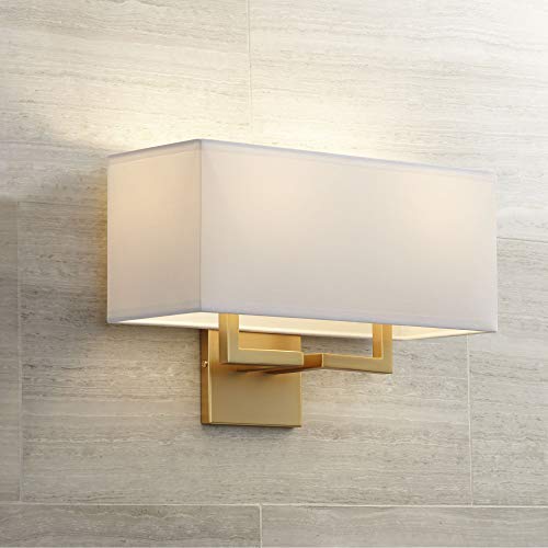 George Kovacs P472-248 2-Light Wall Sconce in Honey Gold Finish - Perfect for Bedroom, Hallway, and Living Room Lighting