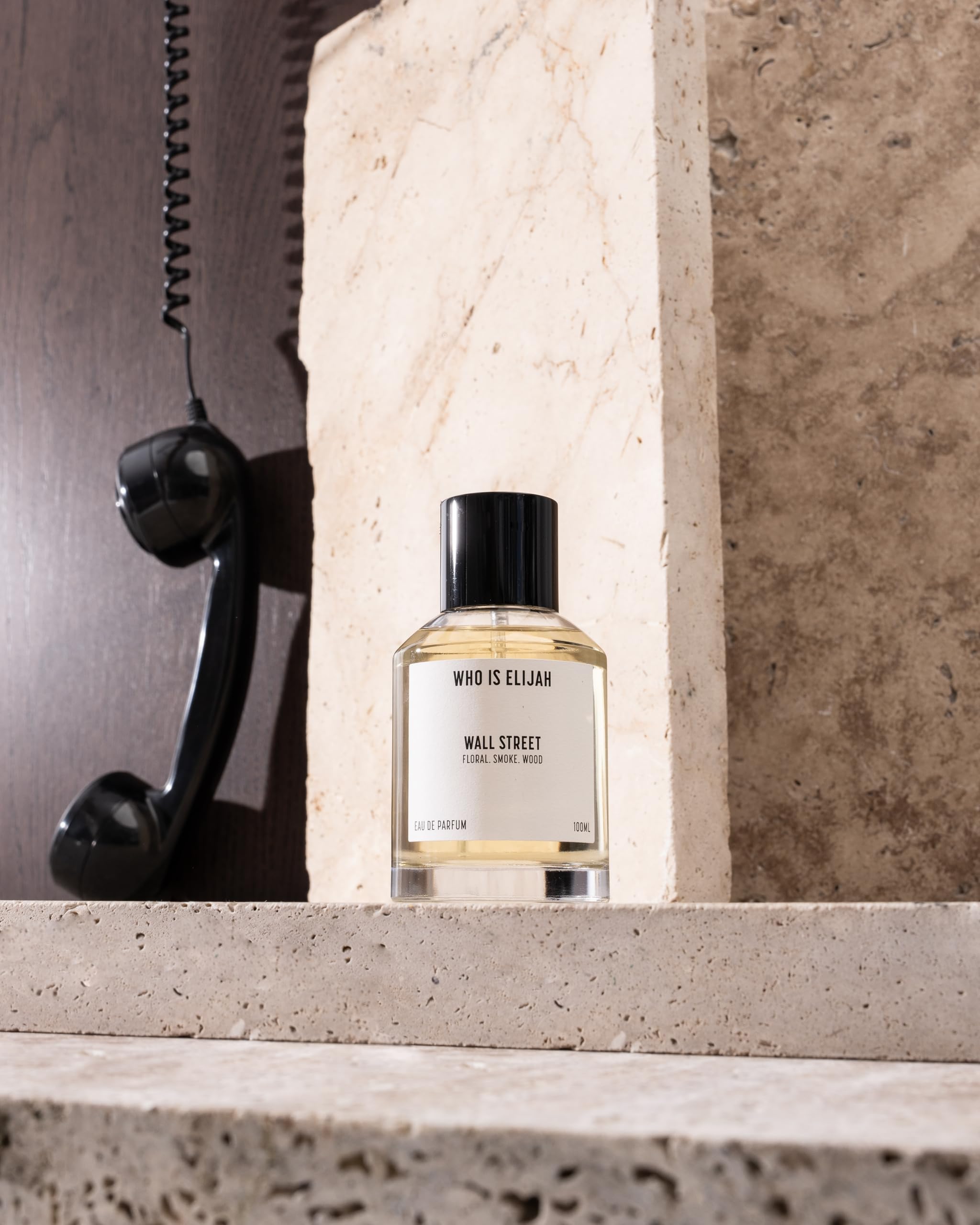 Wall Street Unisex Eau de Parfum - Smoky Woody Cologne for Men & Women with Rose, Raspberry & Oud Notes - 1.7 Fl Oz Luxury Perfume Gift Set - Perfect for Office, Date Night & Special Occasions