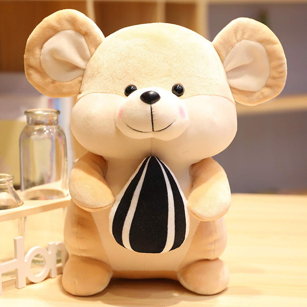 Coherny Plush Rat Stuffed Animal Toy - Cute Cartoon Mouse for Kids, Chinese New Year Zodiac Mascot Gift | Perfect for Birthday Presents, Nursery Decor & Zodiac Collectors