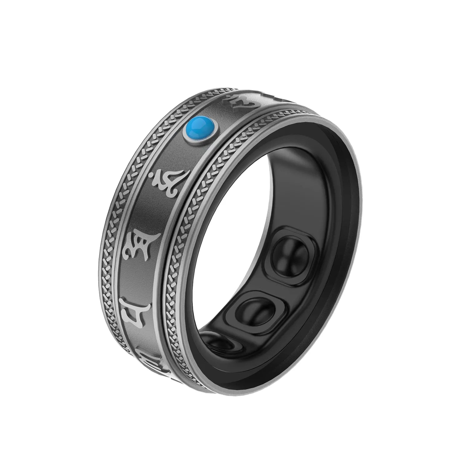 VERTU Smart Ring AI Diamond Ring for Men & Women - Prajna Edition | Stylish Wearable Tech for Fitness Tracking & Notifications | Perfect for Workouts, Business & Daily Wear