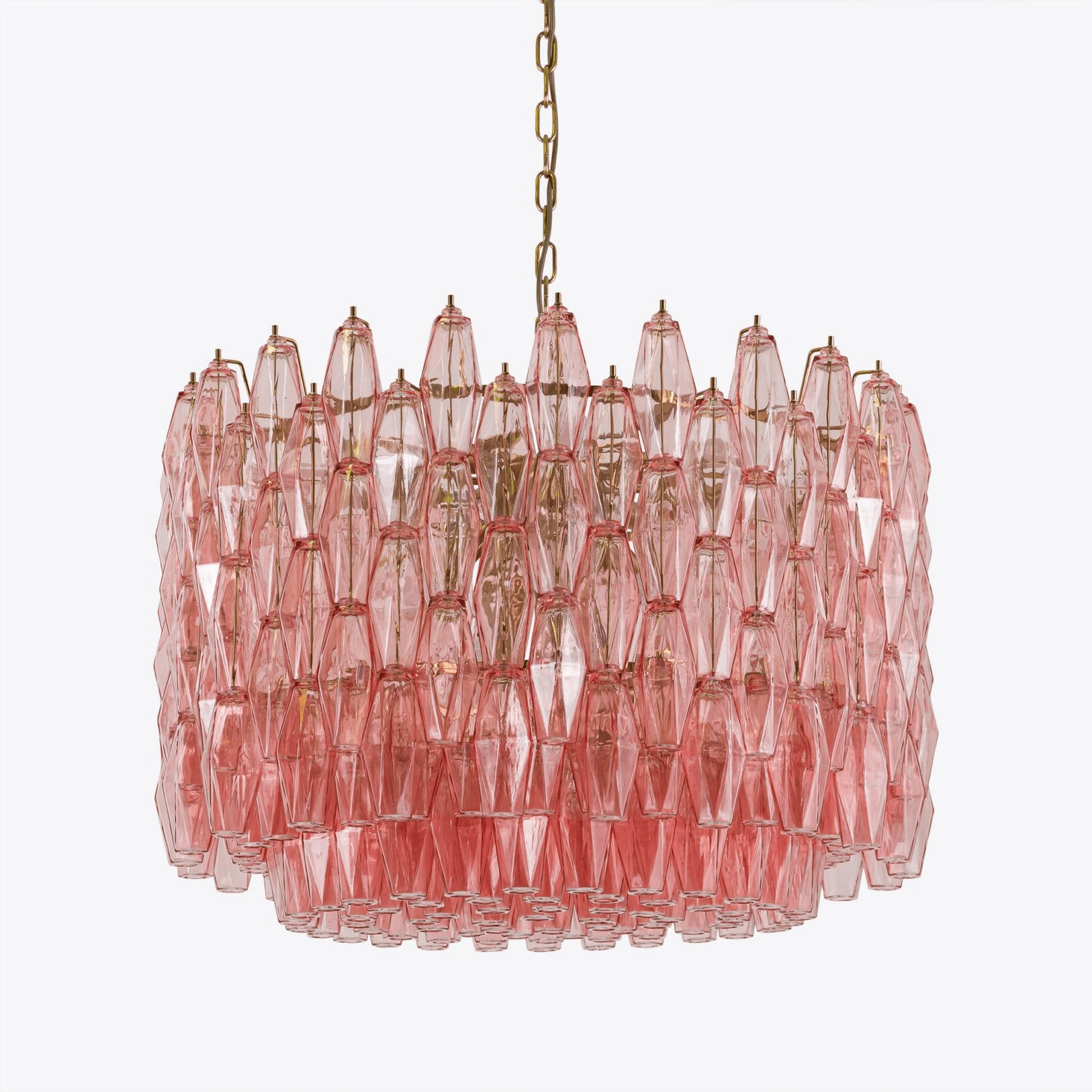 Drum Sorrento Chandelier - Modern Crystal Ceiling Light Fixture for Dining Room, Living Room & Bedroom | Elegant Lighting for Home Decor