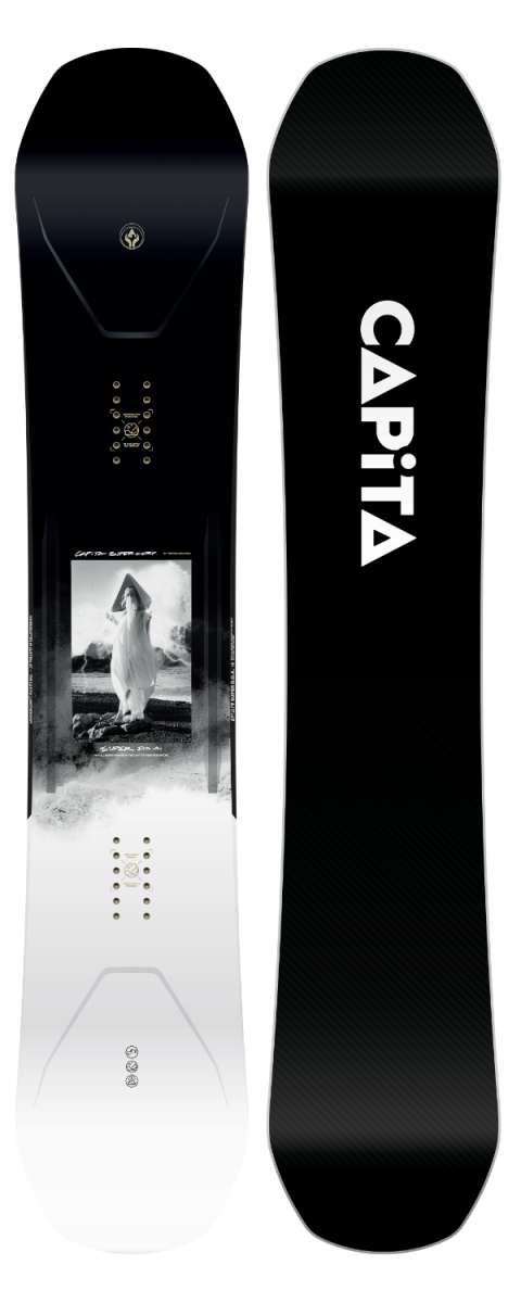 2024 Capita Super DOA Snowboard - All-Mountain Freestyle Snowboard for Men & Women | Perfect for Park, Powder & Backcountry Riding