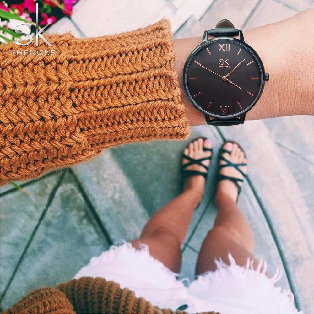 Elegant Women's Watches - Genuine Leather Business Wristwatch for Professional Ladies | Perfect for Office, Meetings & Formal Events
