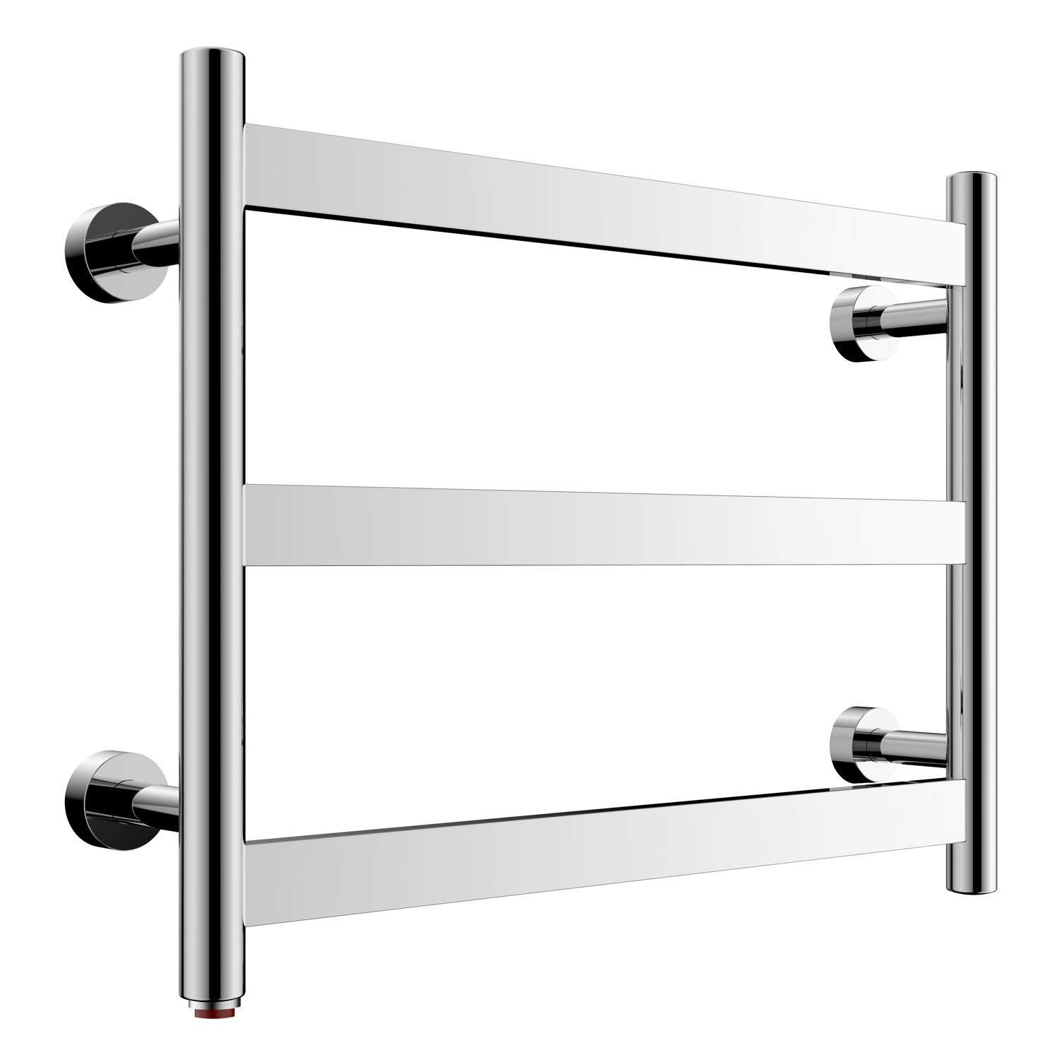 HEATGENE 3-Bar Wall Mounted Towel Warmer & Dryer - Plug-in Bathroom Heater with Mirror Polish Finish for Spa, Luxury Home & Hotel Use
